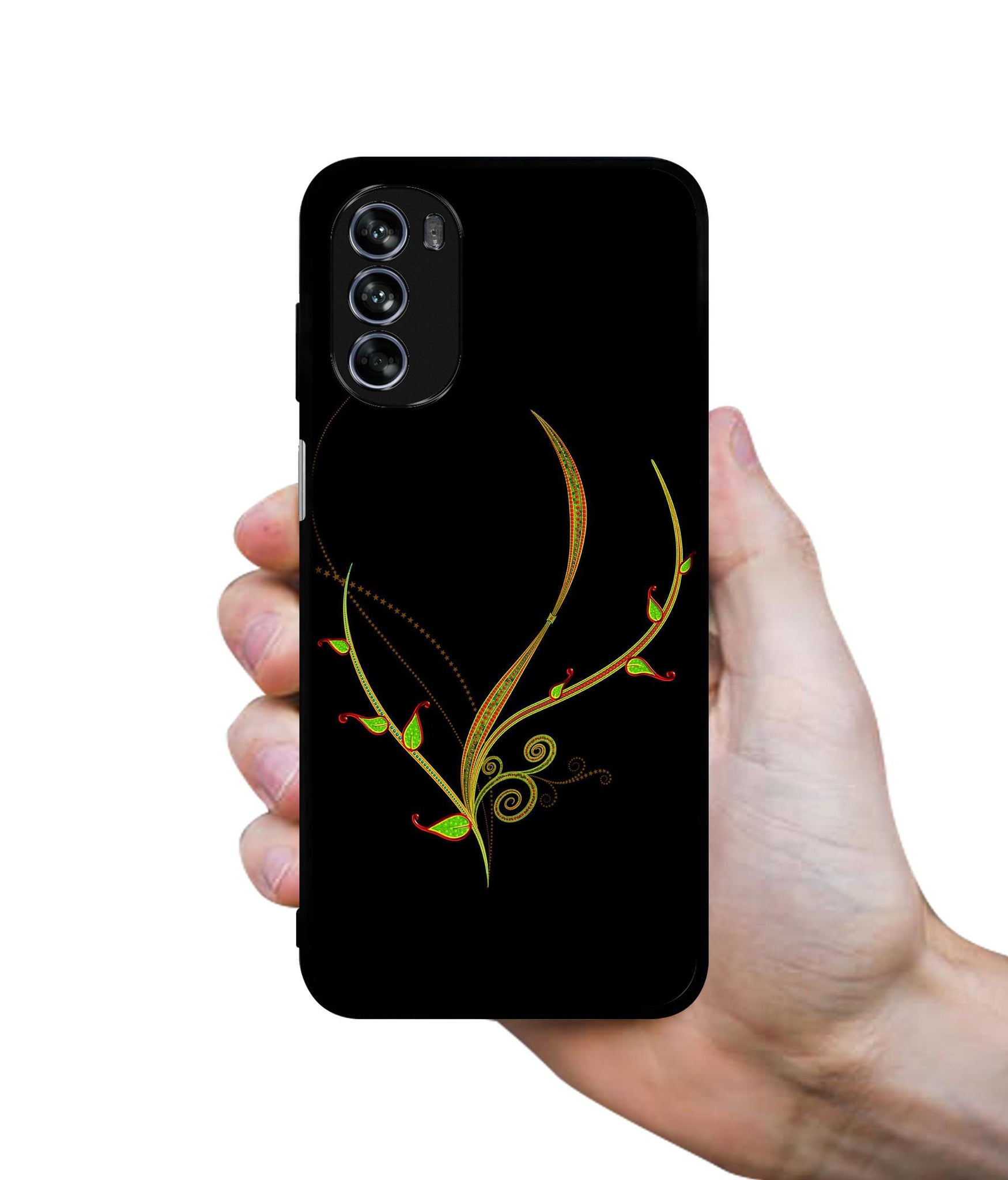 Yellow Pattern Design Designer 2D Printed Back Case Cover for Motorola Moto G62 5G