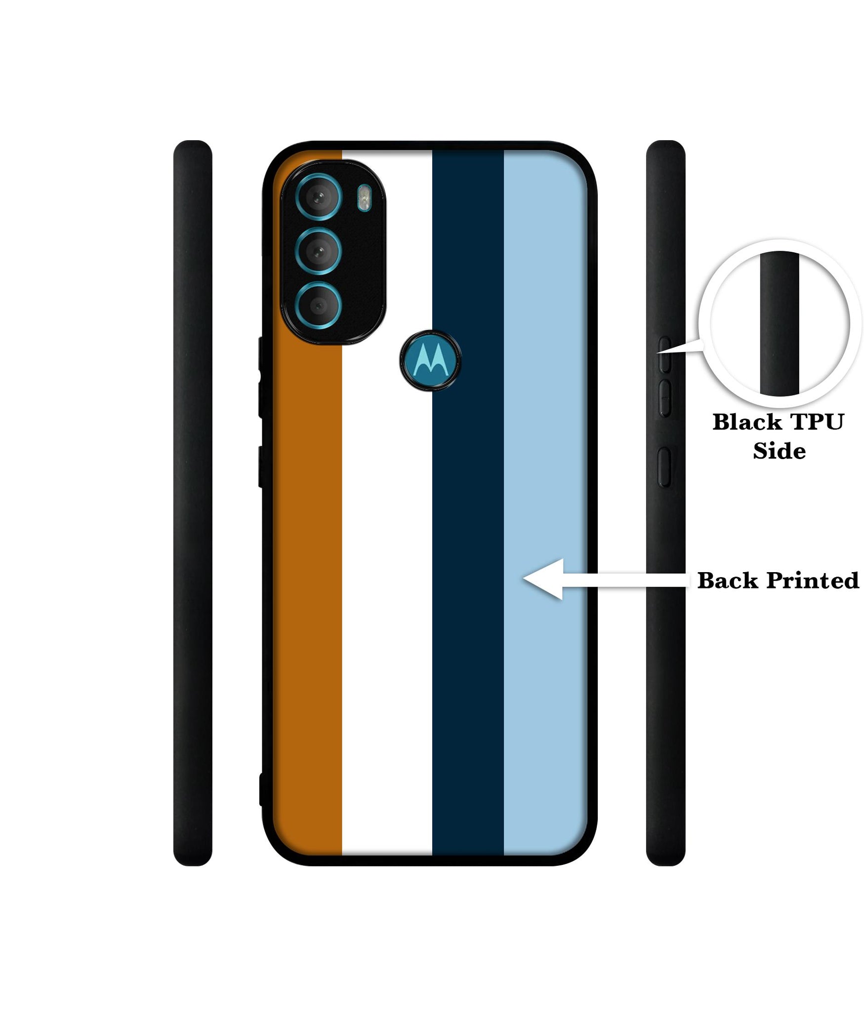 Color Stripes Design Designer 2D Printed Back Case Cover for Motorola Moto G71 5G