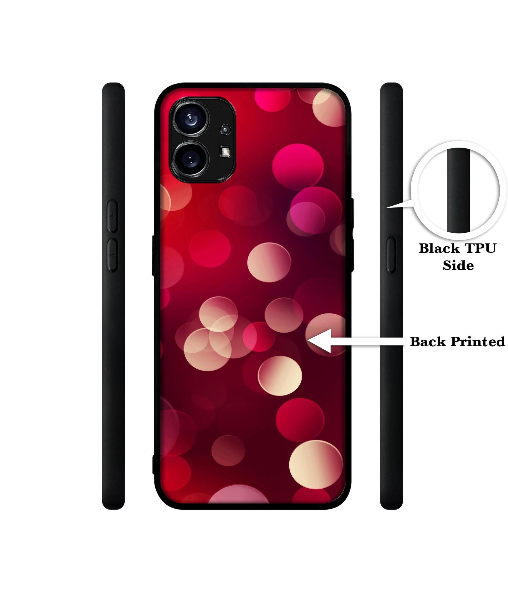 3D Circles Design Designer 2D Printed Back Case Cover for Nothing Phone (1) 5G