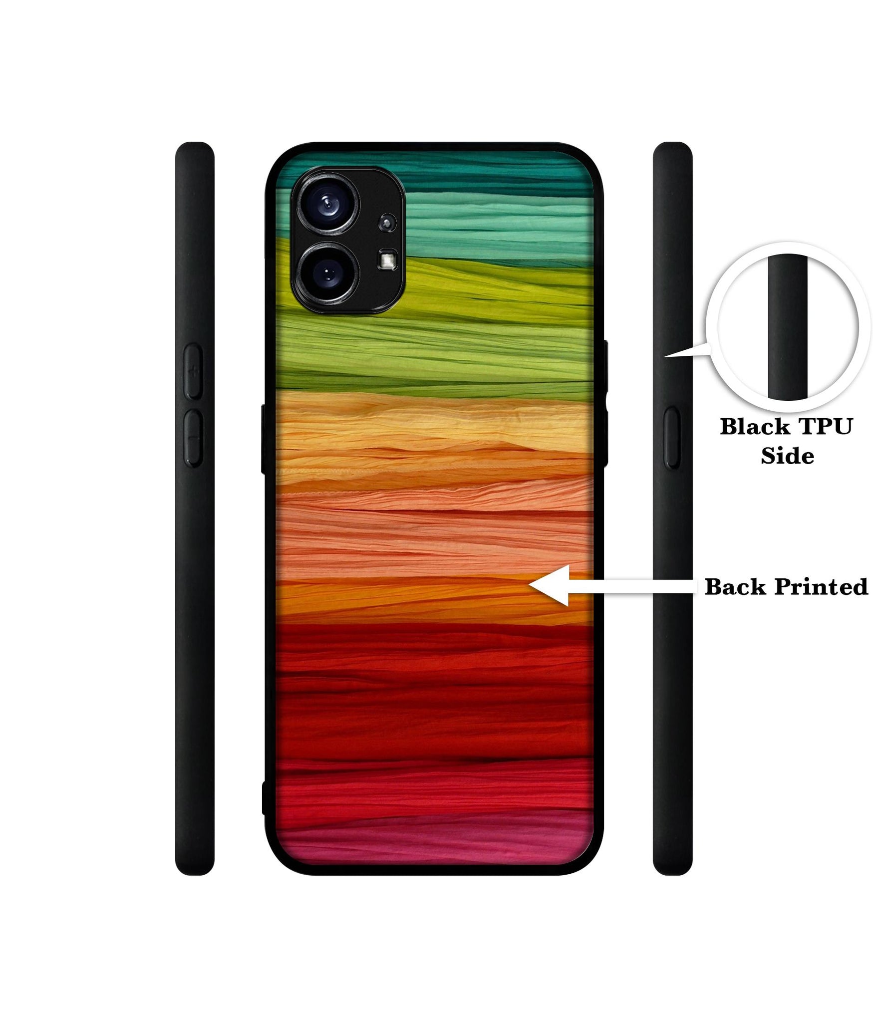 Colorful Thread Design Designer 2D Printed Back Case Cover for Nothing Phone (1) 5G