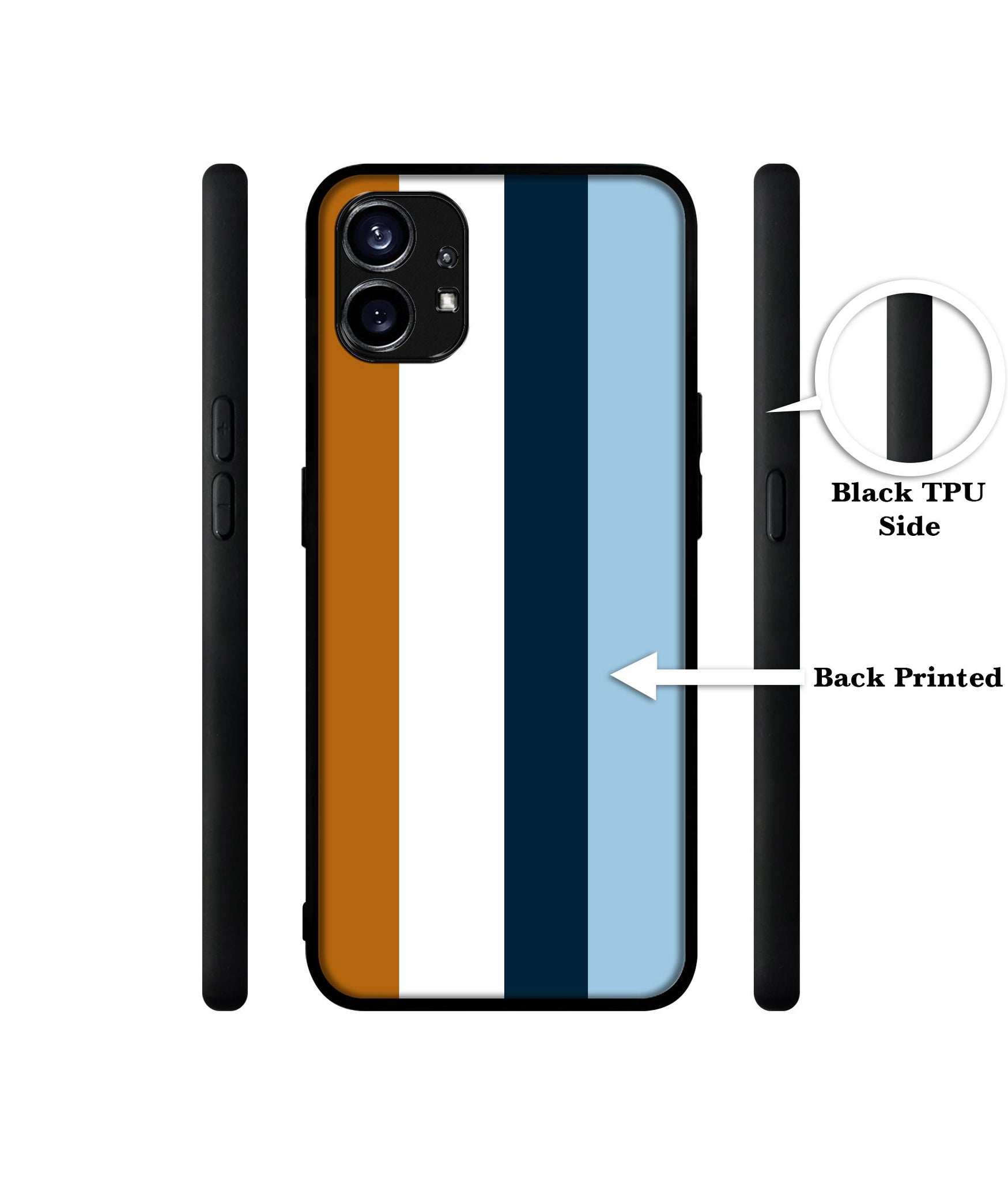 Color Stripes Design Designer 2D Printed Back Case Cover for Nothing Phone (1) 5G