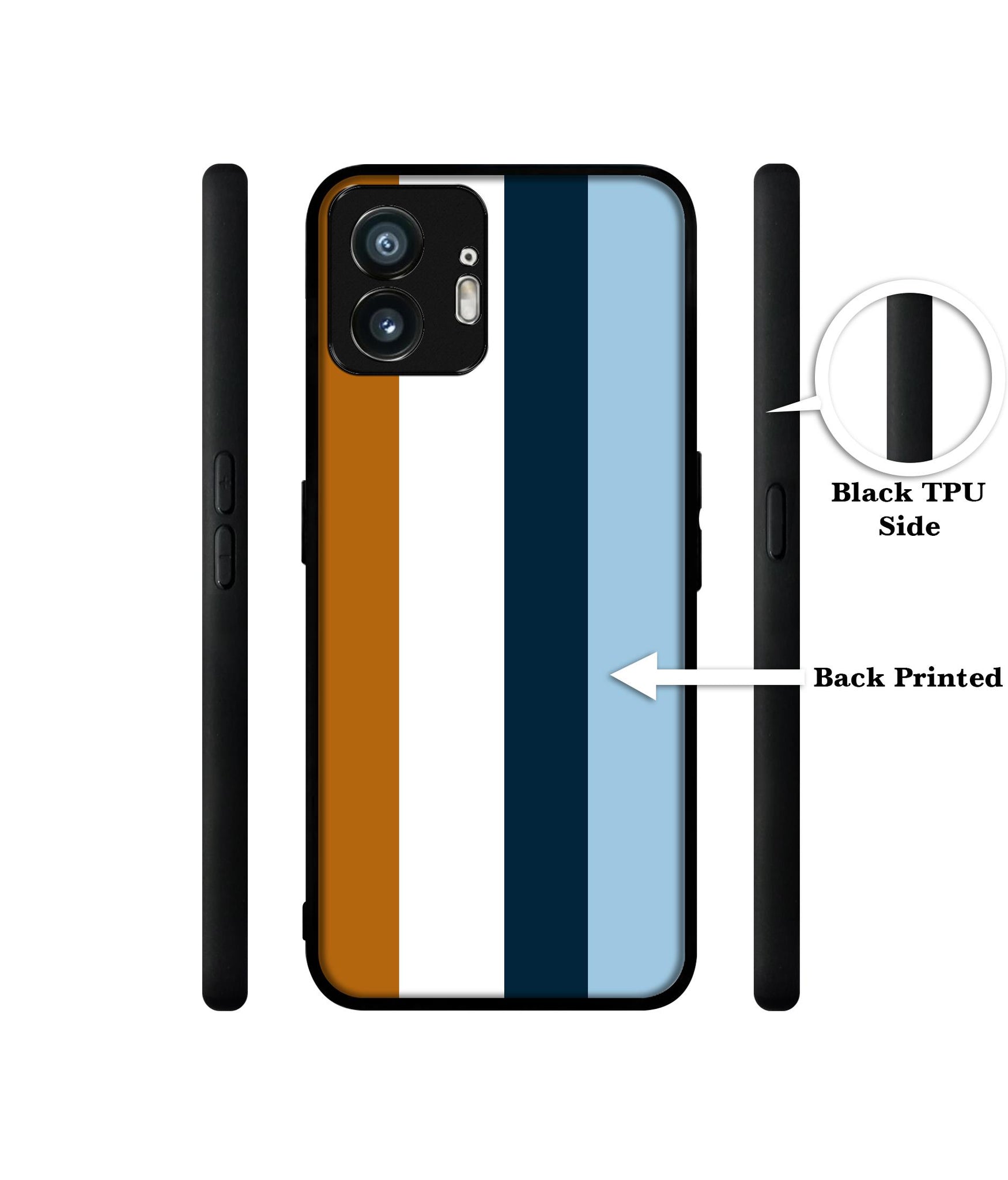 Color Stripes Design Designer 2D Printed Back Case Cover for Nothing Phone (2) 5G