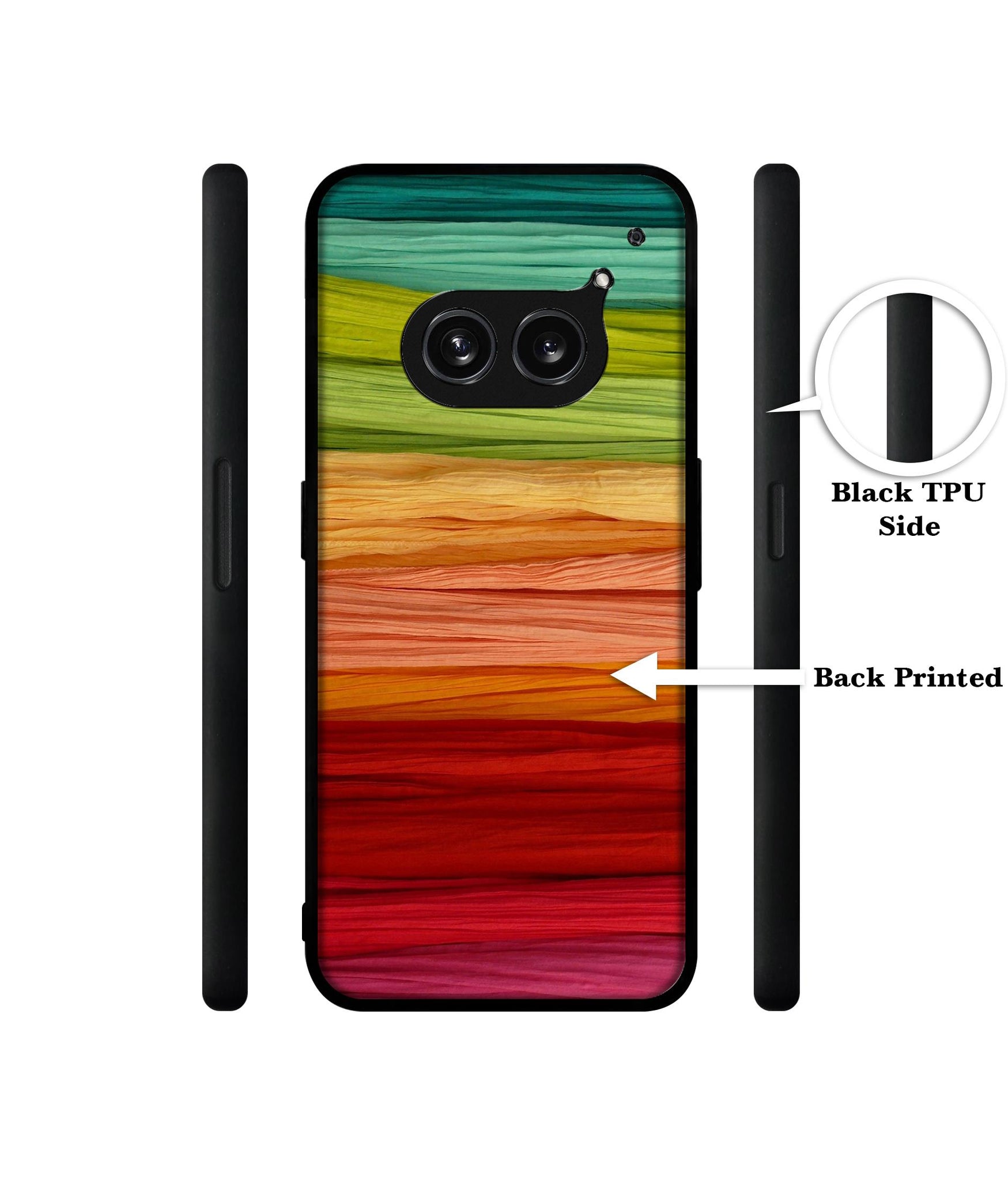 Colorful Thread Design Designer 2D Printed Back Case Cover for Nothing Phone (2a) 5G / (2a) Plus 5G