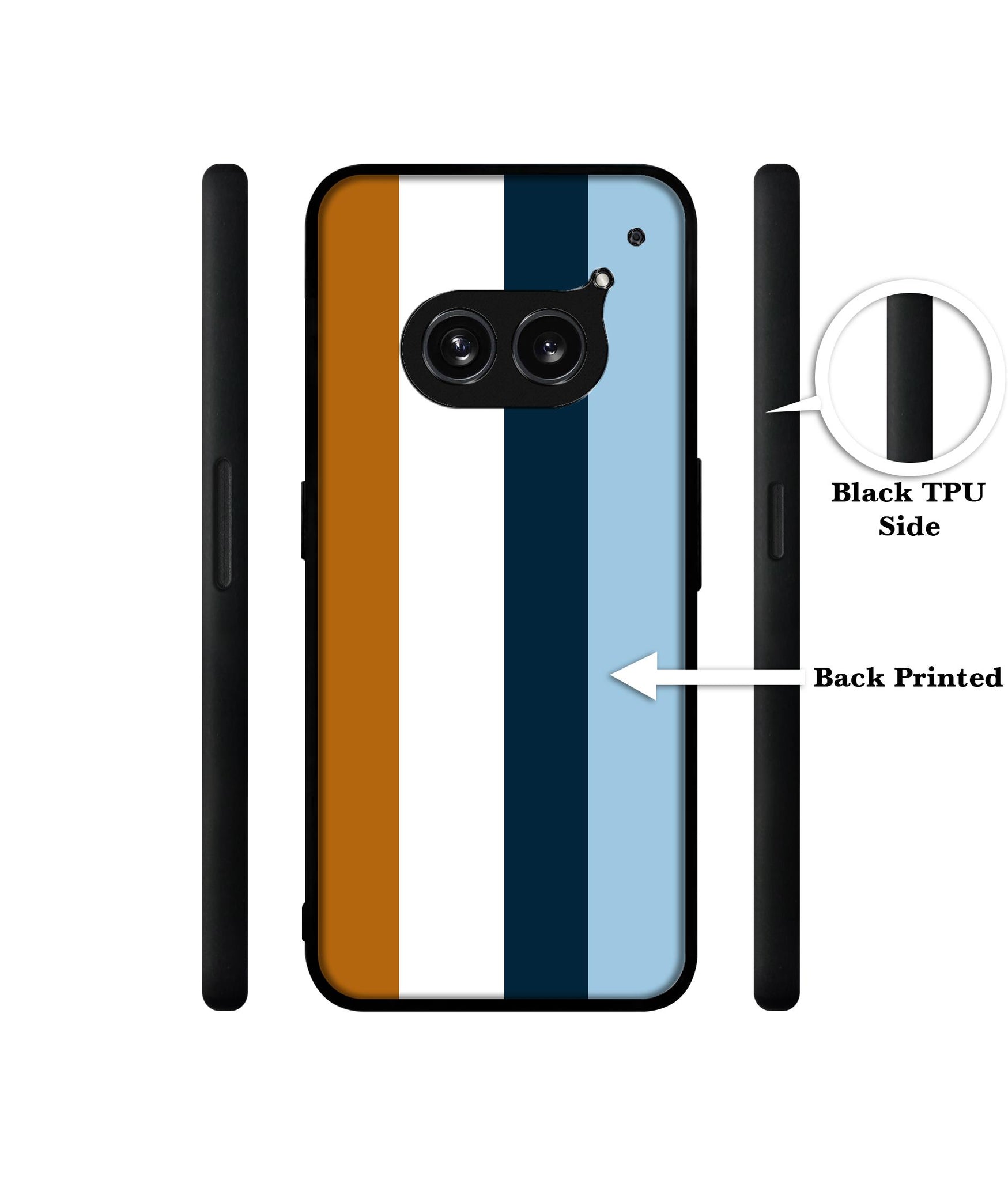 Color Stripes Design Designer 2D Printed Back Case Cover for Nothing Phone (2a) 5G / (2a) Plus 5G