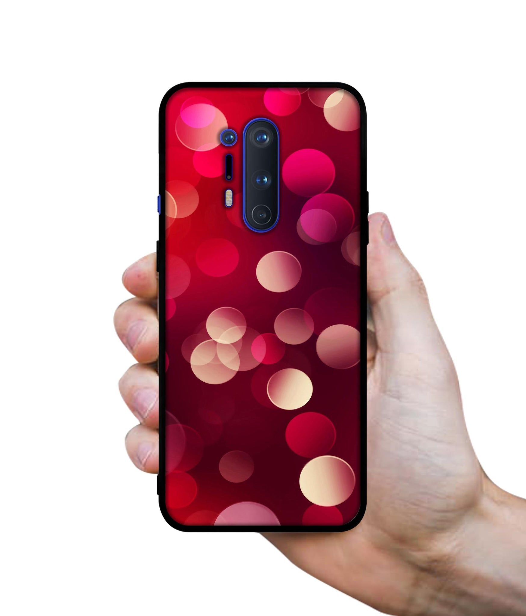 3D Circles Design Designer 2D Printed Back Case Cover for OnePlus 8 Pro 5G