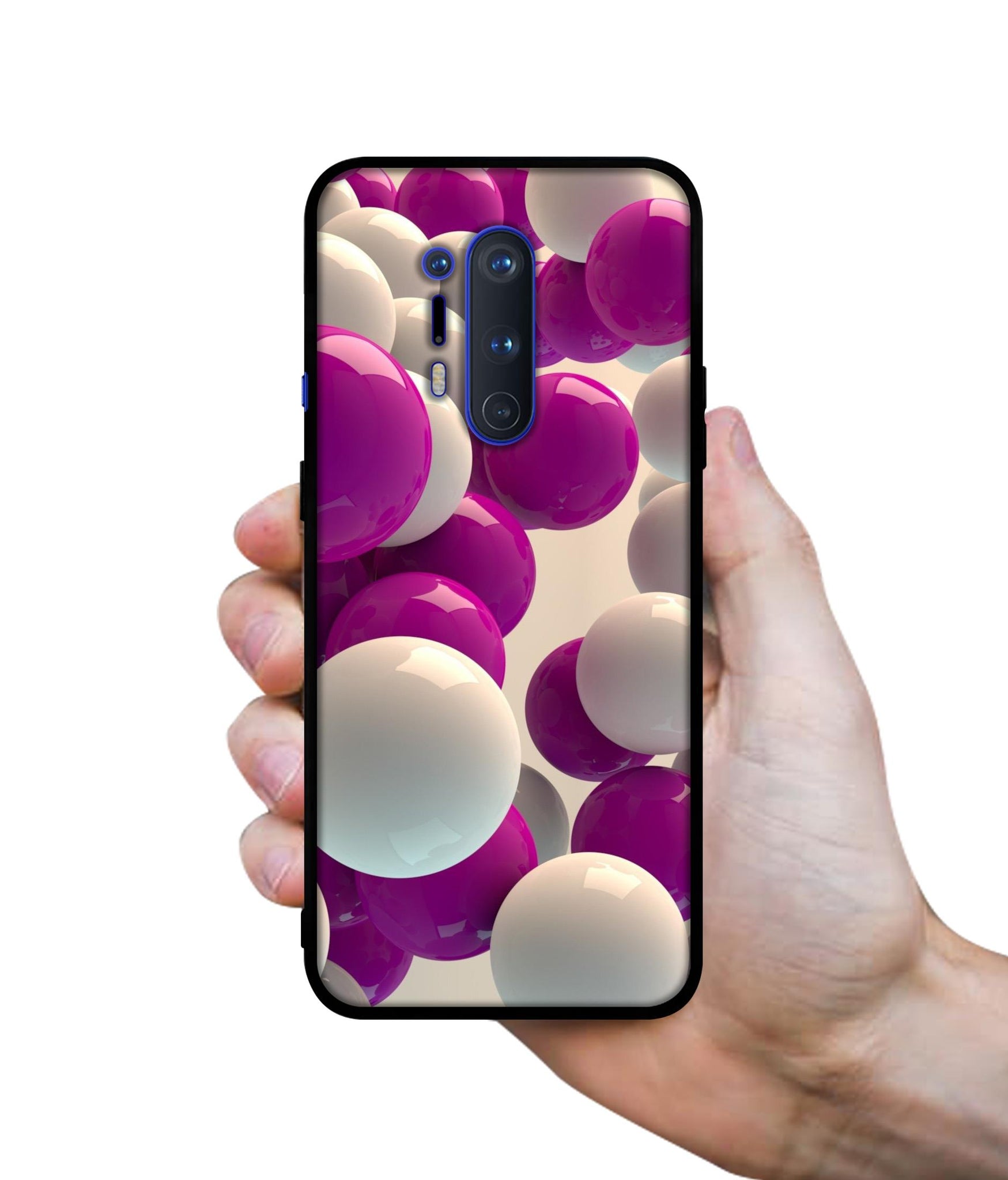 3D Balloons Design Designer 2D Printed Back Case Cover for OnePlus 8 Pro 5G