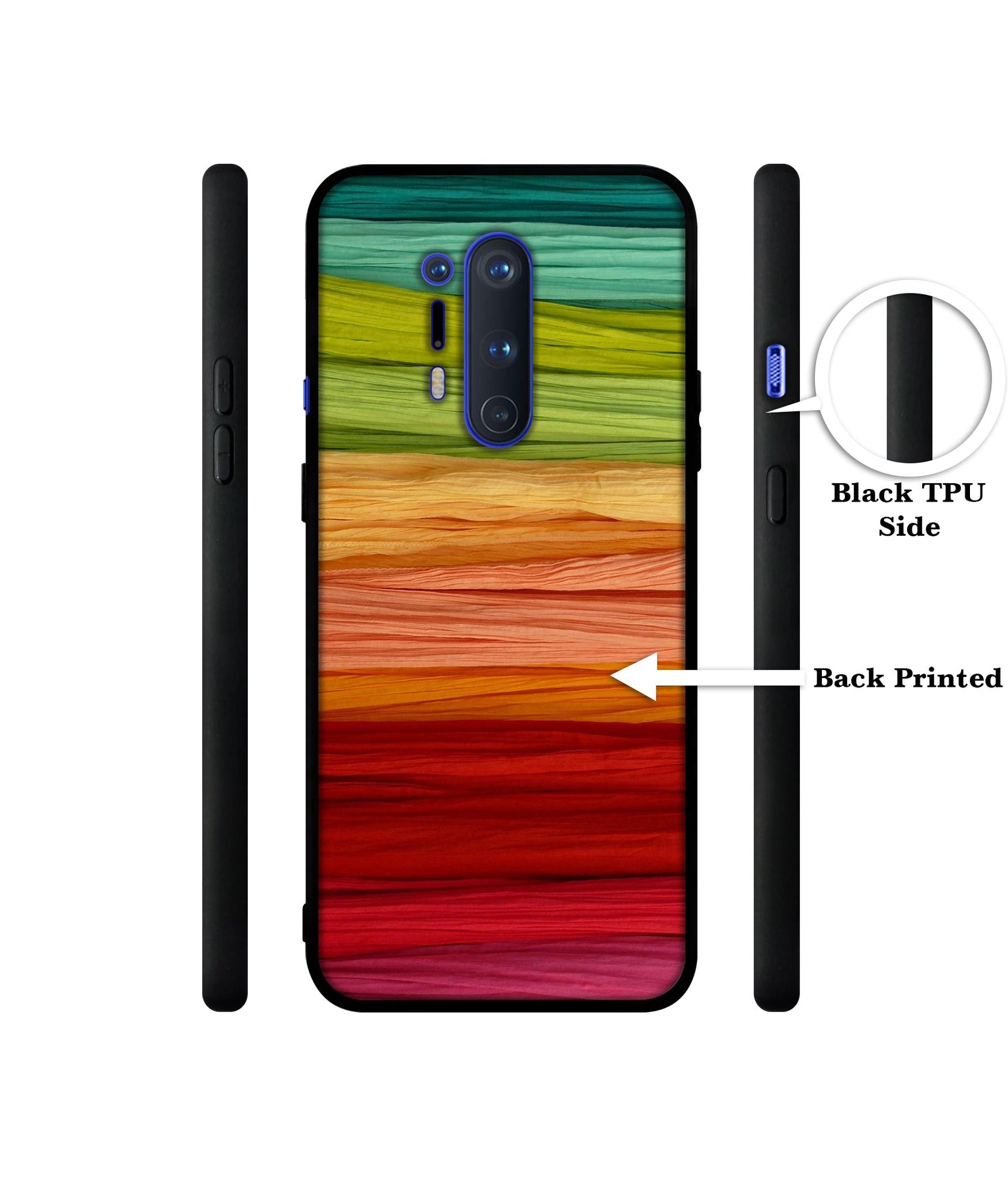 Colorful Thread Design Designer 2D Printed Back Case Cover for OnePlus 8 Pro 5G