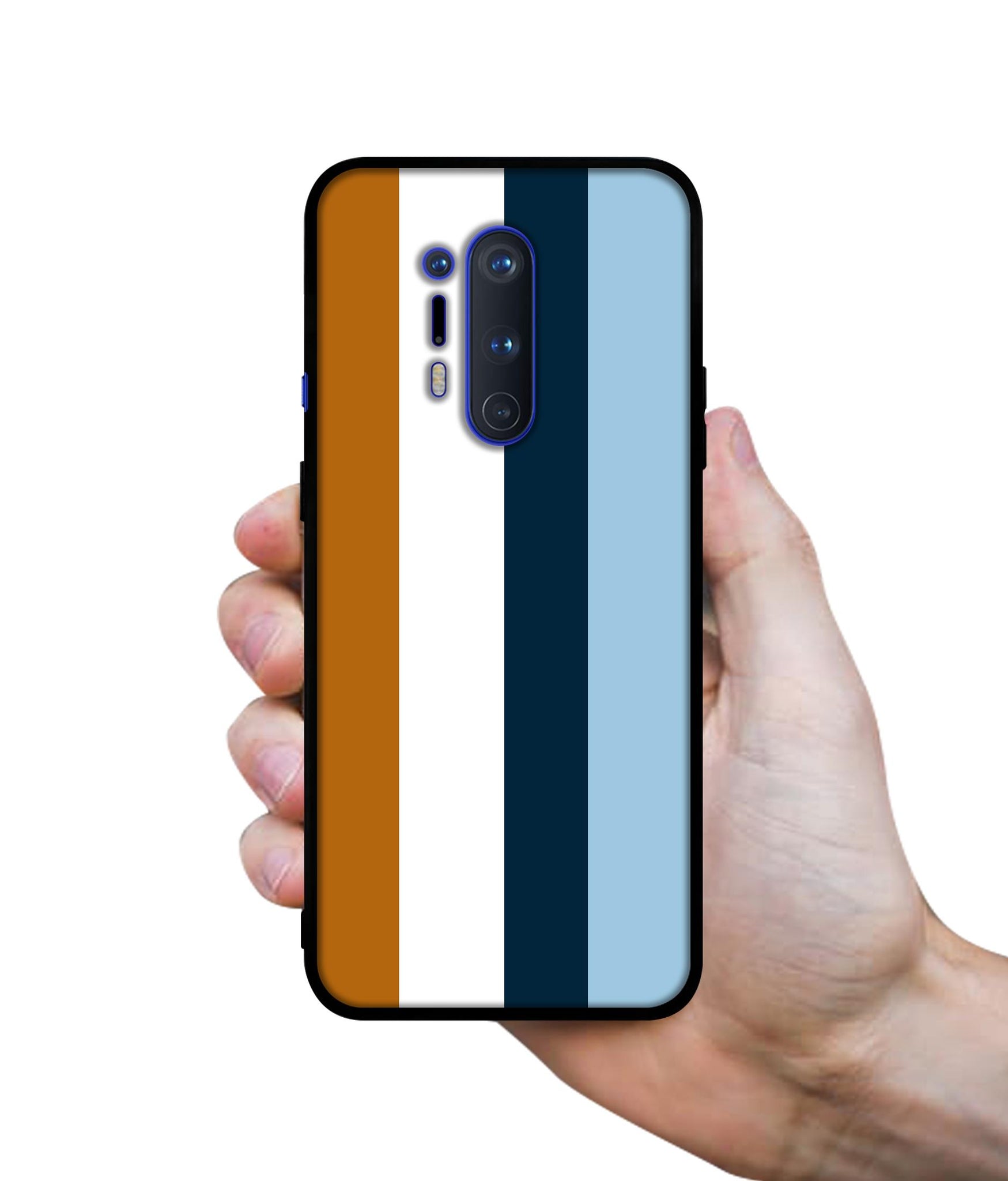 Color Stripes Design Designer 2D Printed Back Case Cover for OnePlus 8 Pro 5G