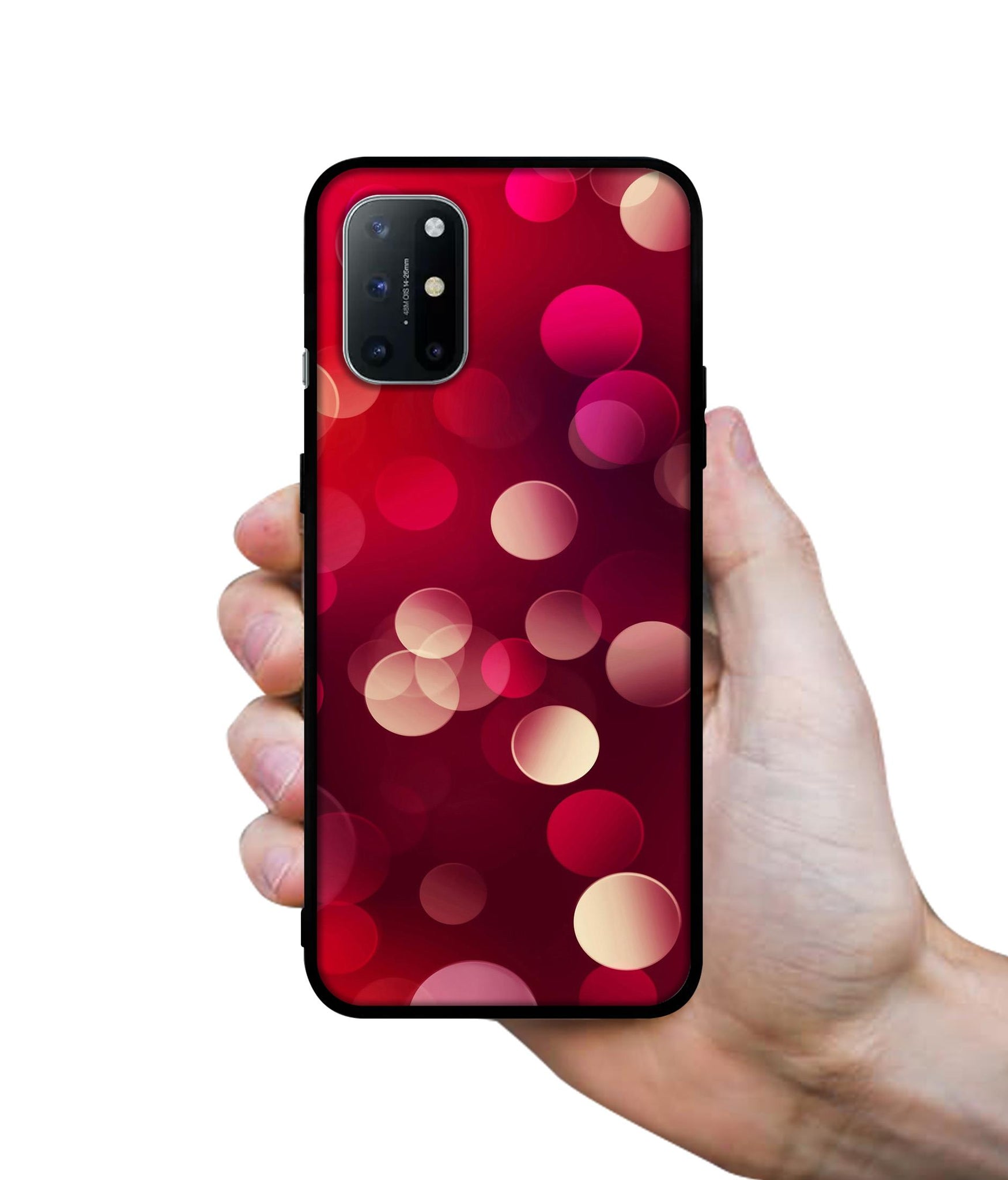 3D Circles Design Designer 2D Printed Back Case Cover for OnePlus 8T 5G