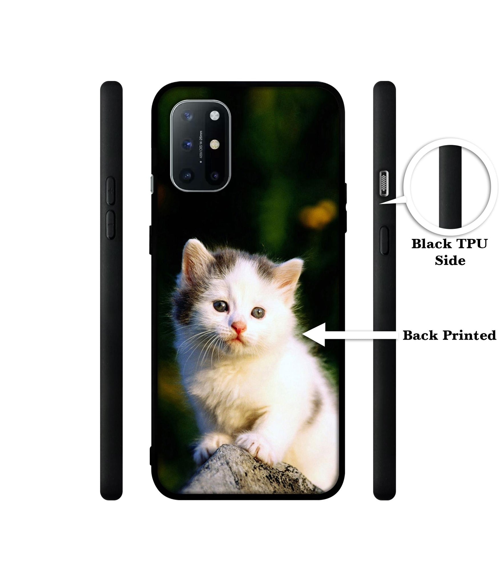 Sweet Cat Design Designer 2D Printed Back Case Cover for OnePlus 8T 5G