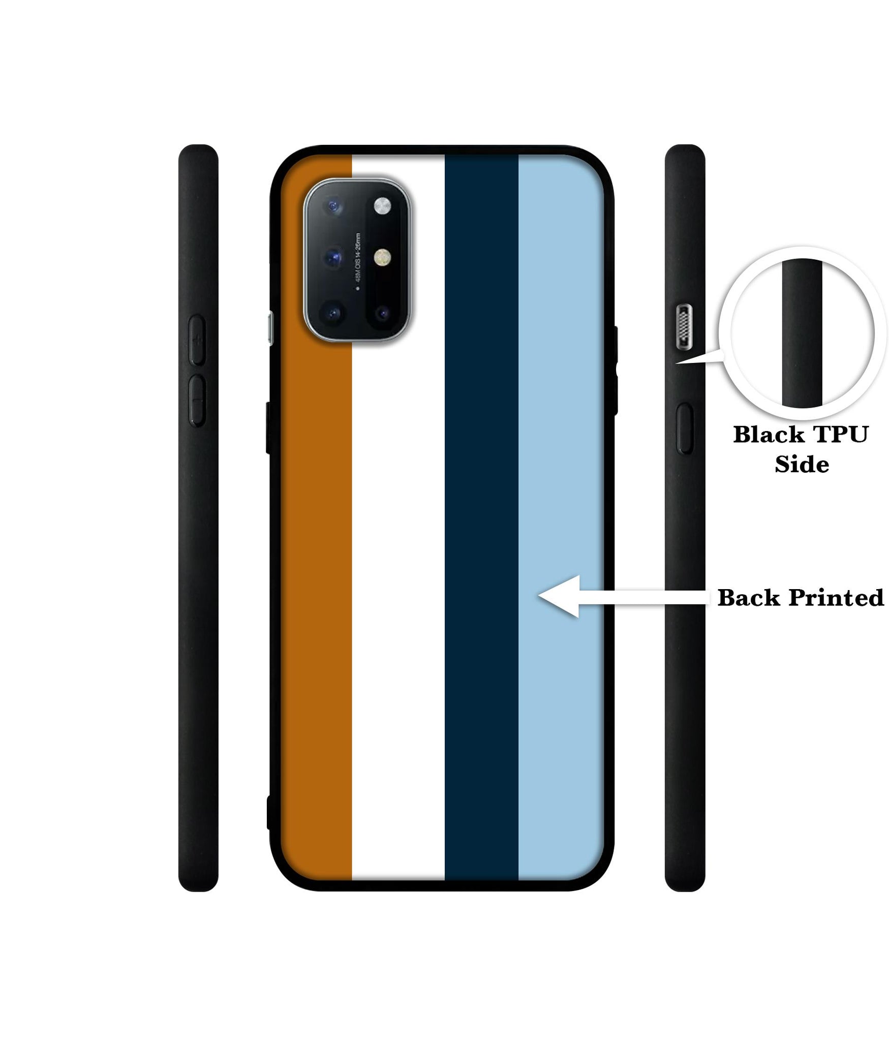 Color Stripes Design Designer 2D Printed Back Case Cover for OnePlus 8T 5G