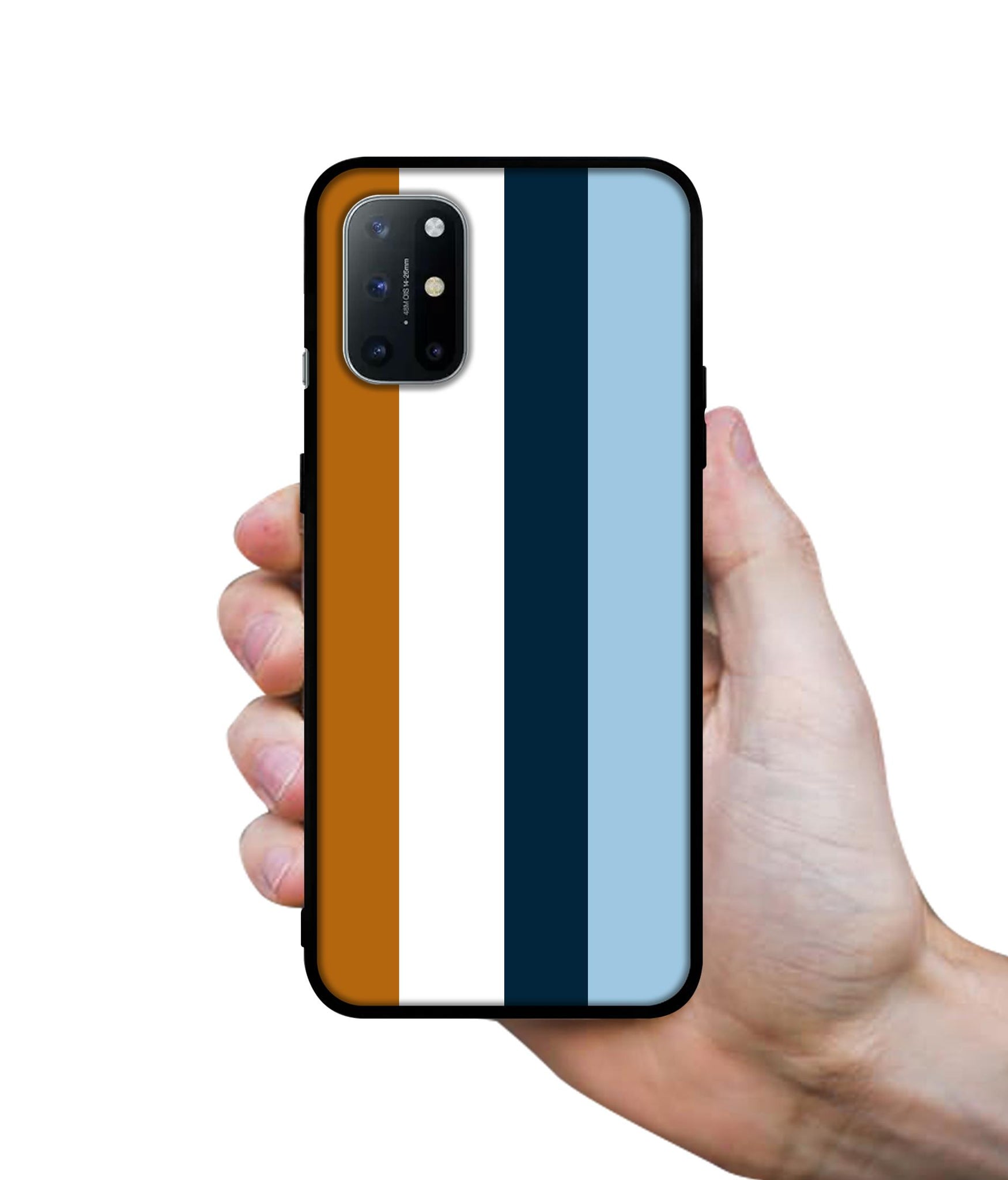 Color Stripes Design Designer 2D Printed Back Case Cover for OnePlus 8T 5G