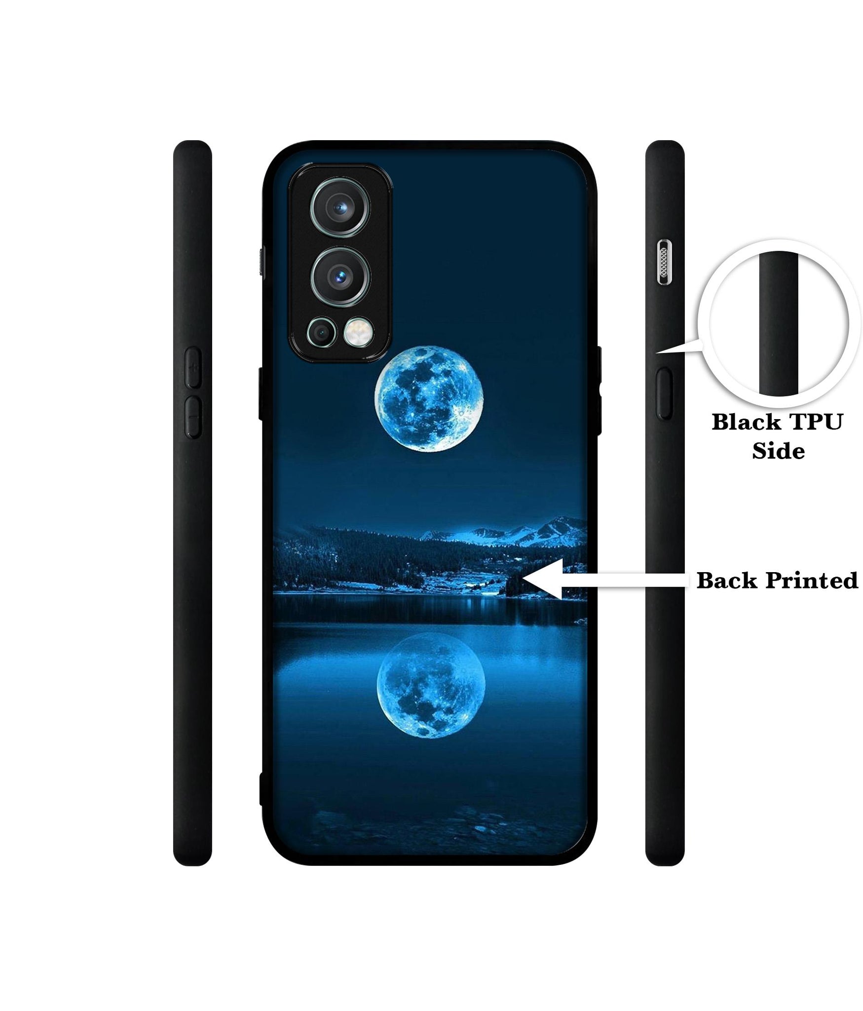 Moon Pattern Print Design Designer 2D Printed Back Case Cover for OnePlus Nord 2 5G