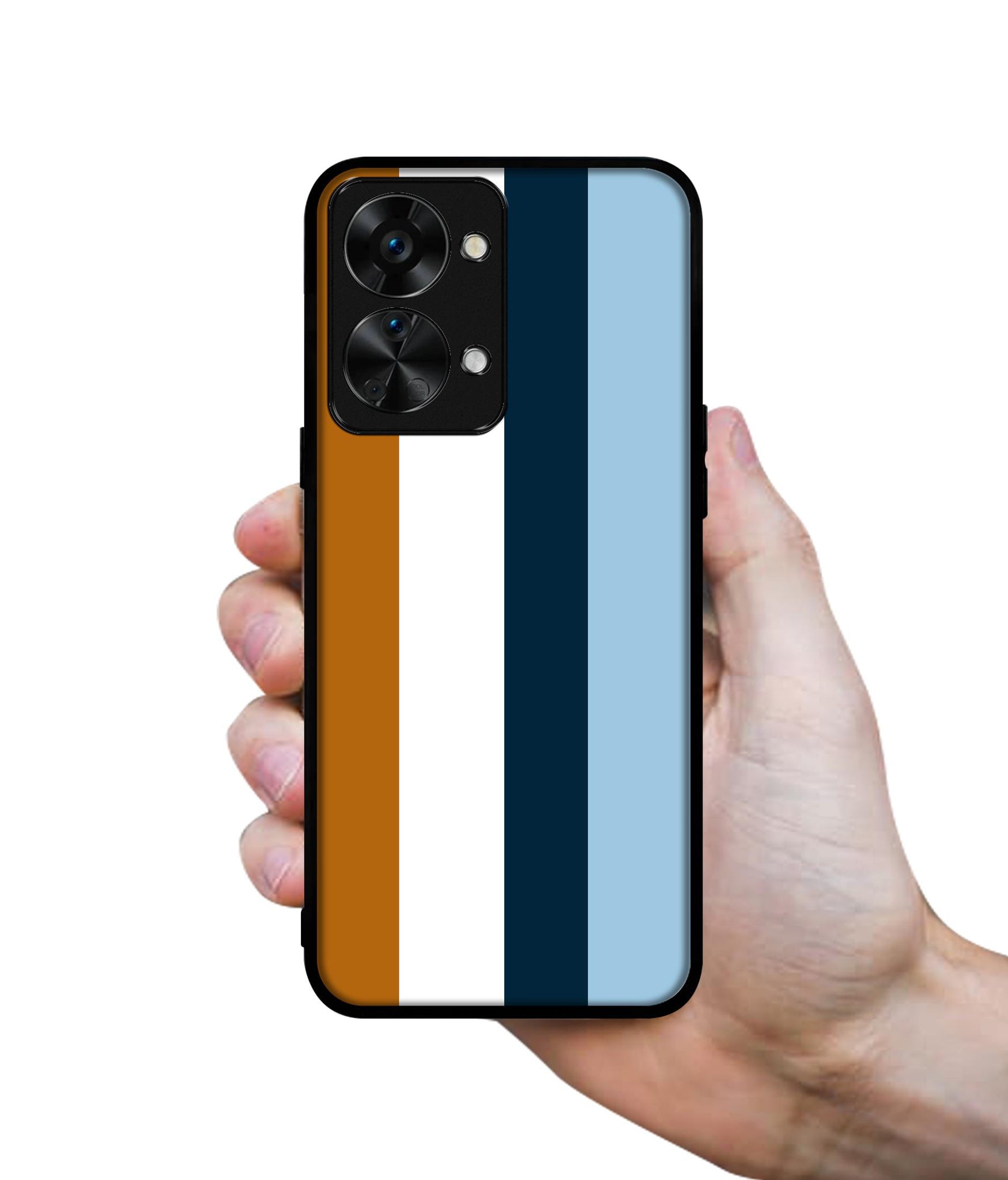 Color Stripes Design Designer 2D Printed Back Case Cover for OnePlus Nord 2T 5G