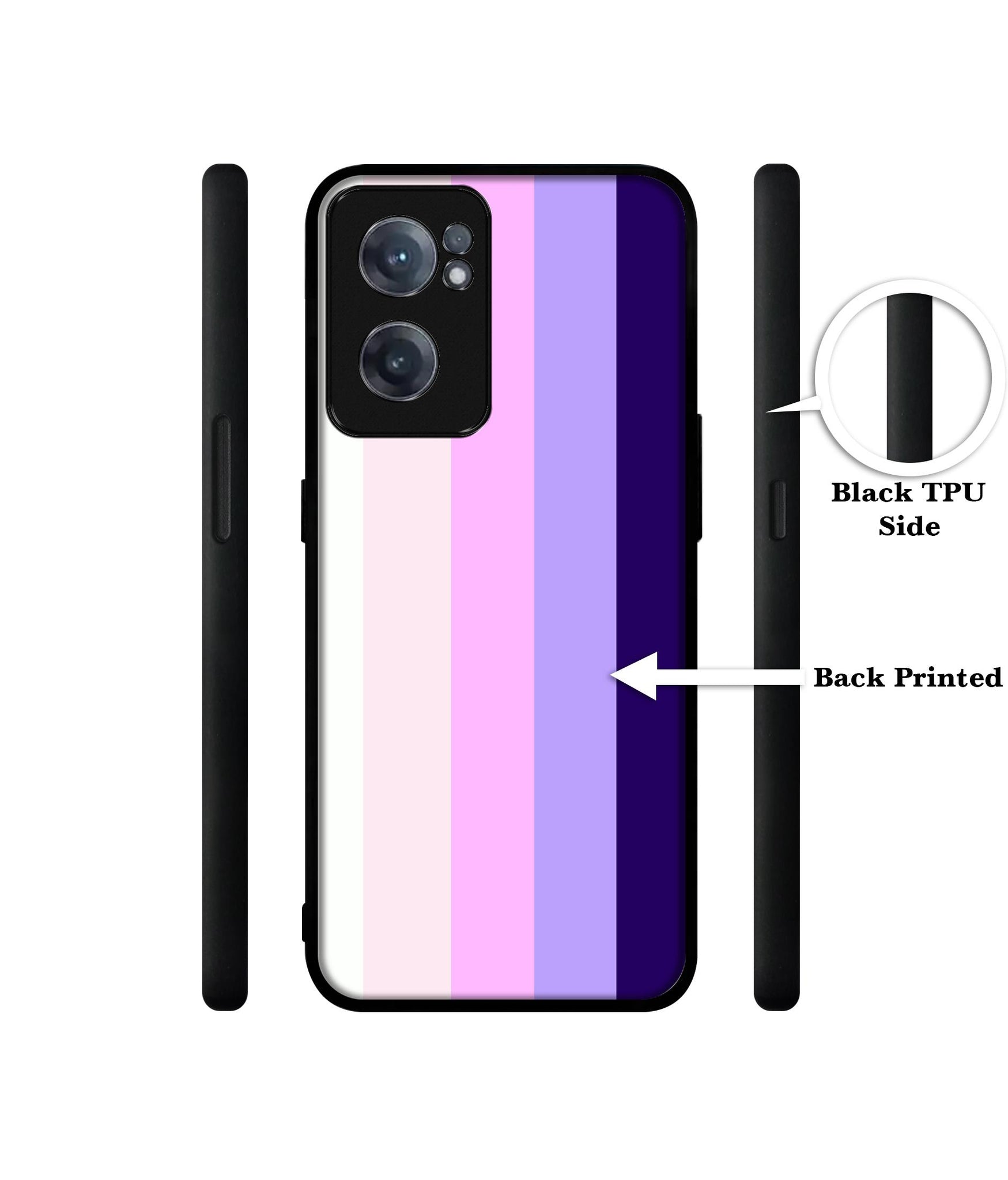 Pink and Purple Lines Design Designer 2D Printed Back Case Cover for OnePlus Nord CE 2 5G