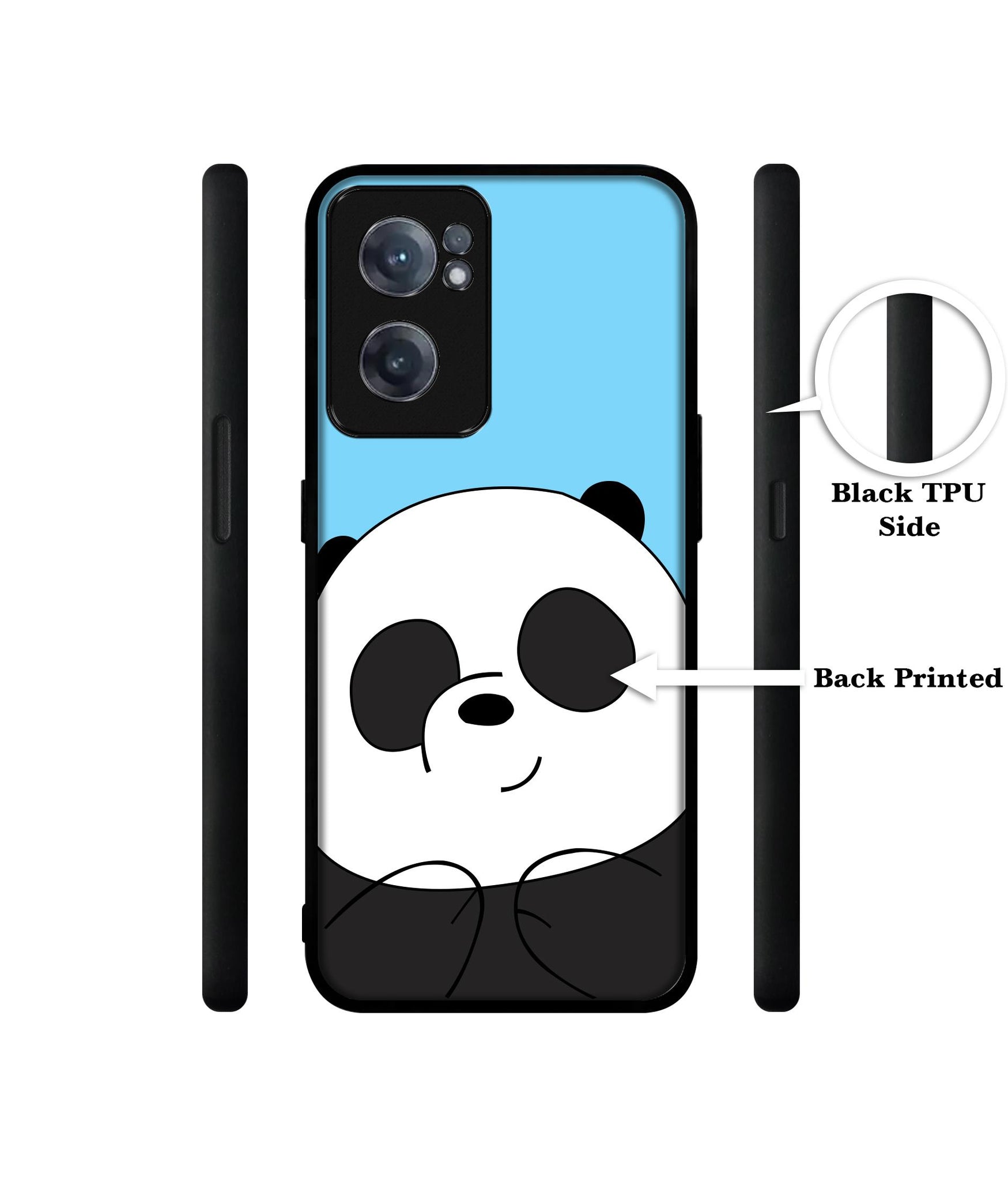 Cute Panda Design Designer 2D Printed Back Case Cover for OnePlus Nord CE 2 5G