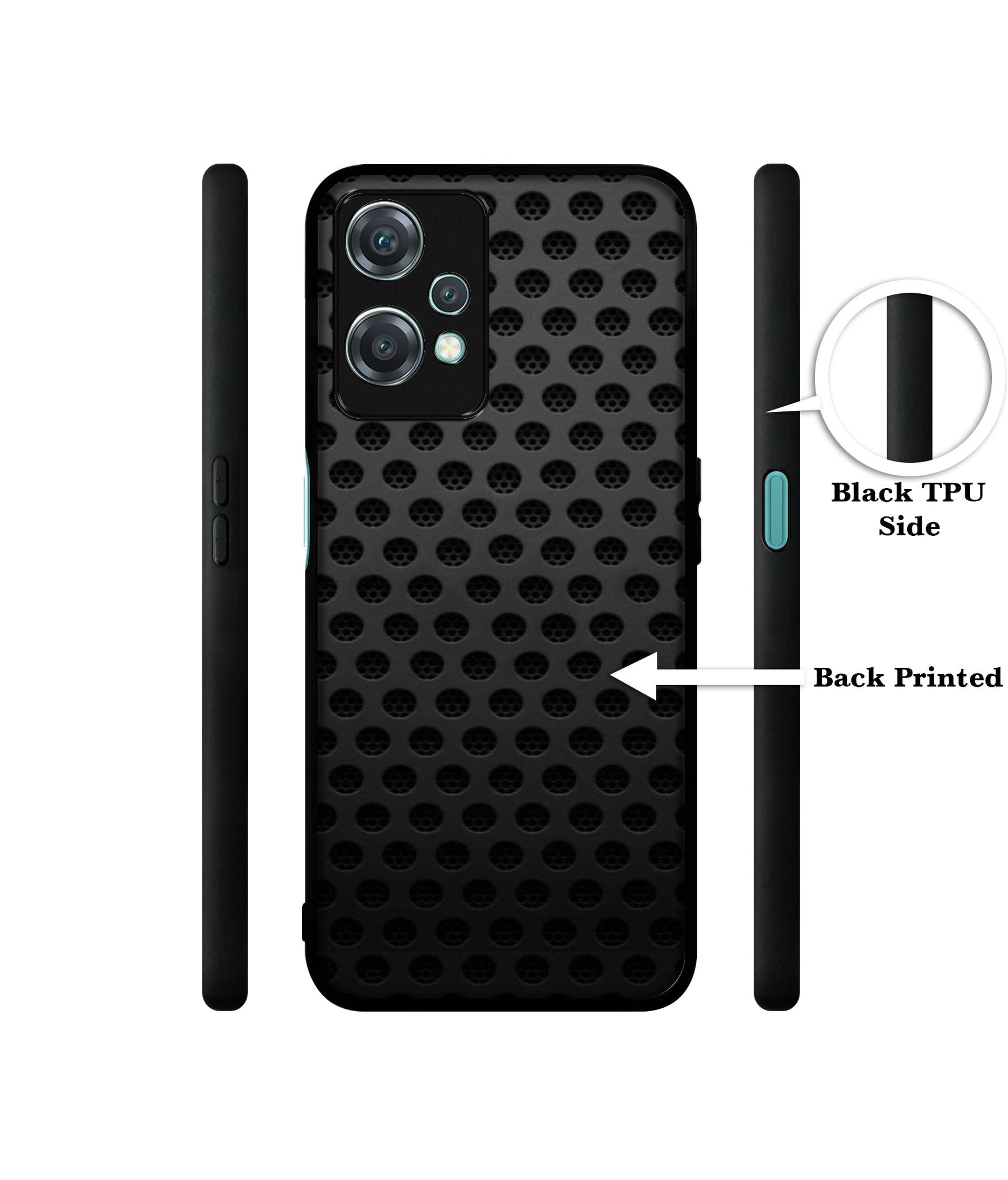 Black Circle Design Designer 2D Printed Back Case Cover for OnePlus Nord CE 2 Lite 5G