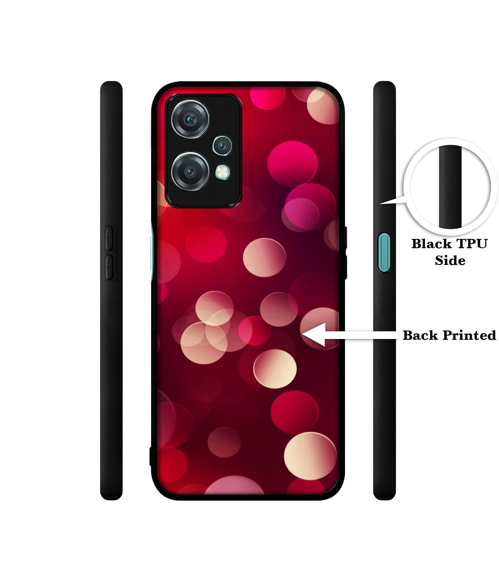 3D Circles Design Designer 2D Printed Back Case Cover for OnePlus Nord CE 2 Lite 5G