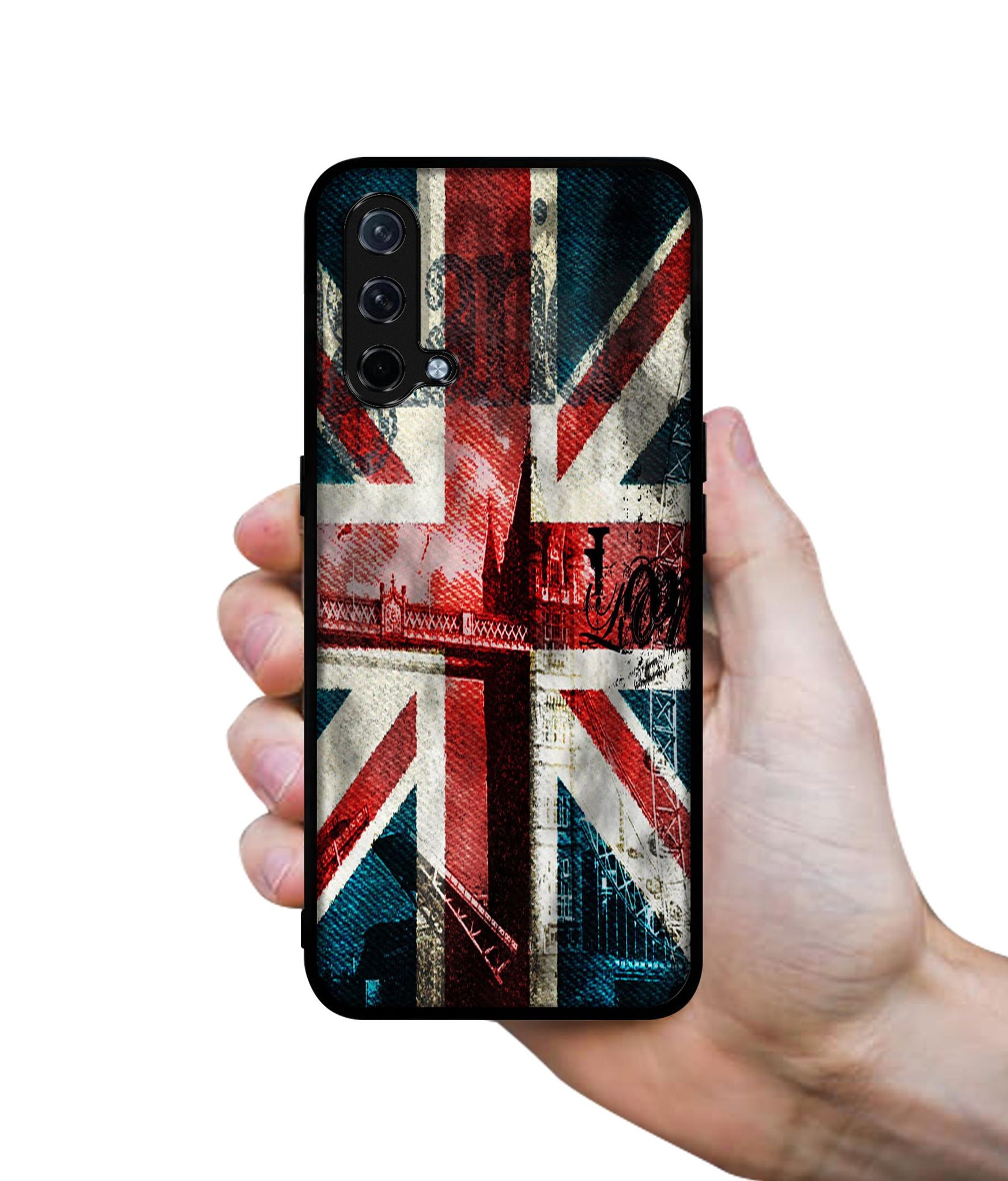 London Flag wallpaper Design Designer 2D Printed Back Case Cover for OnePlus Nord CE 5G