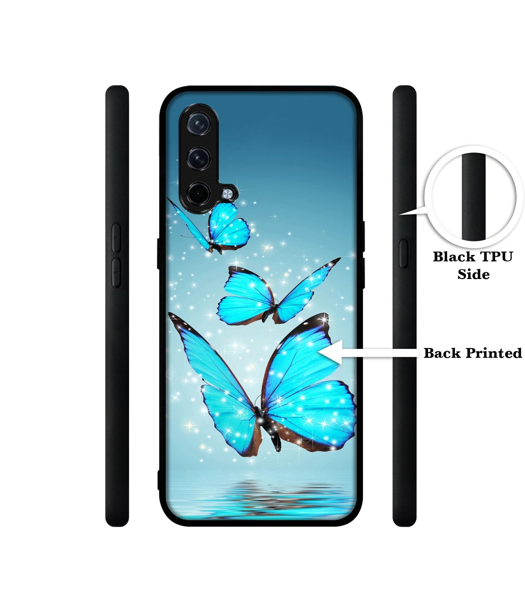 Flying Butterflies Design Designer 2D Printed Back Case Cover for OnePlus Nord CE 5G