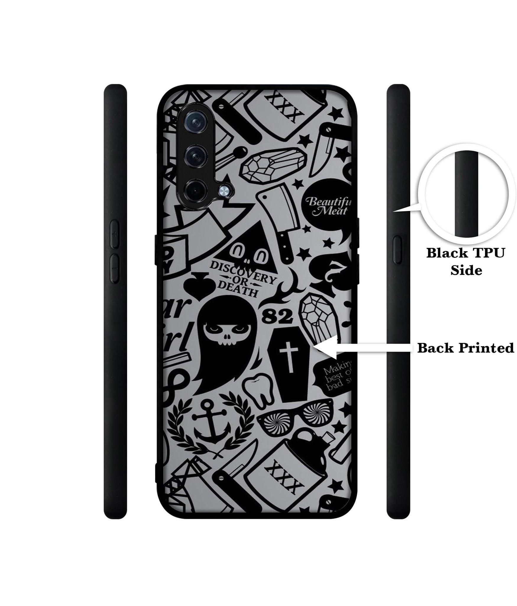 Discover Or Death Design Designer 2D Printed Back Case Cover for OnePlus Nord CE 5G