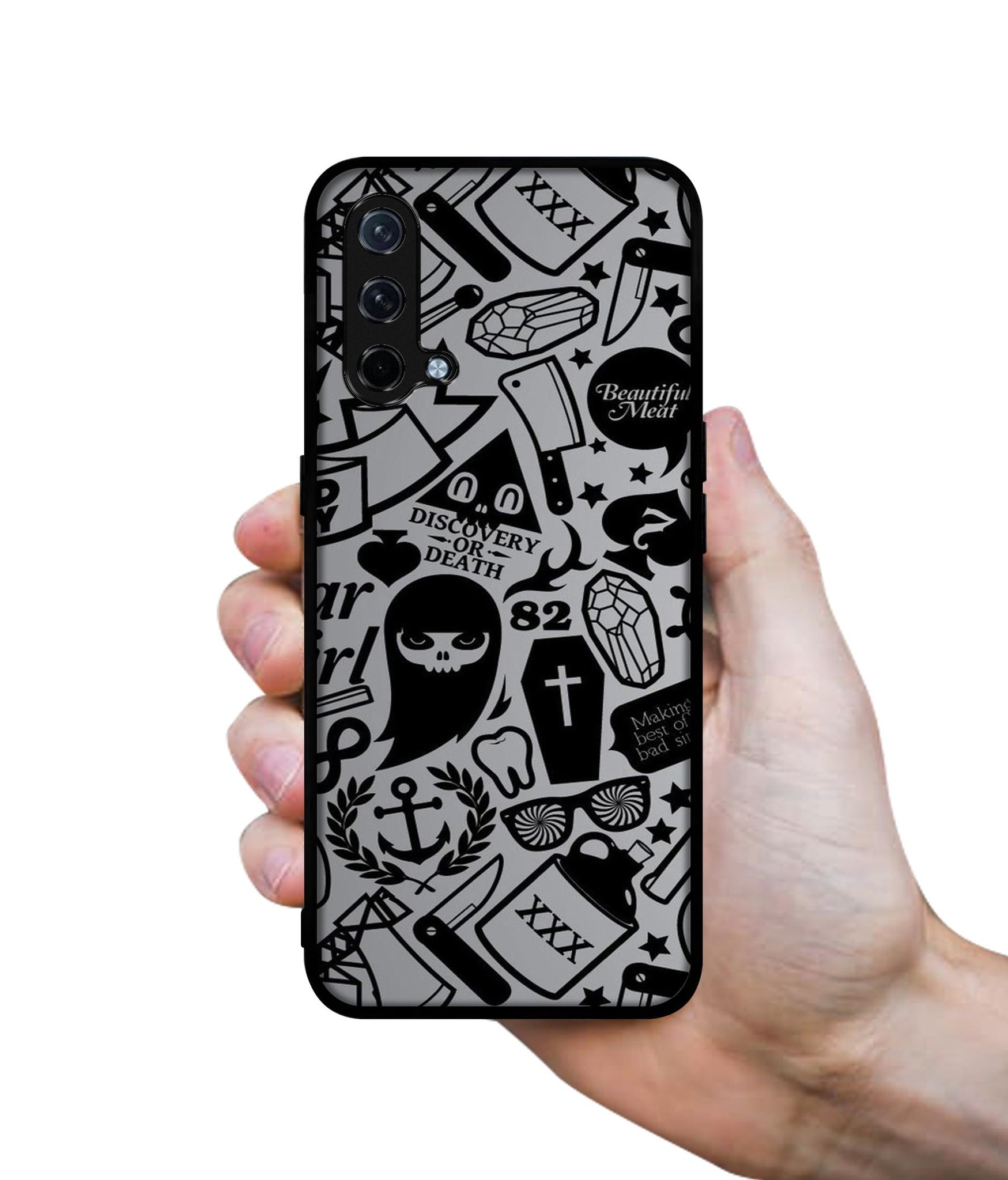 Discover Or Death Design Designer 2D Printed Back Case Cover for OnePlus Nord CE 5G