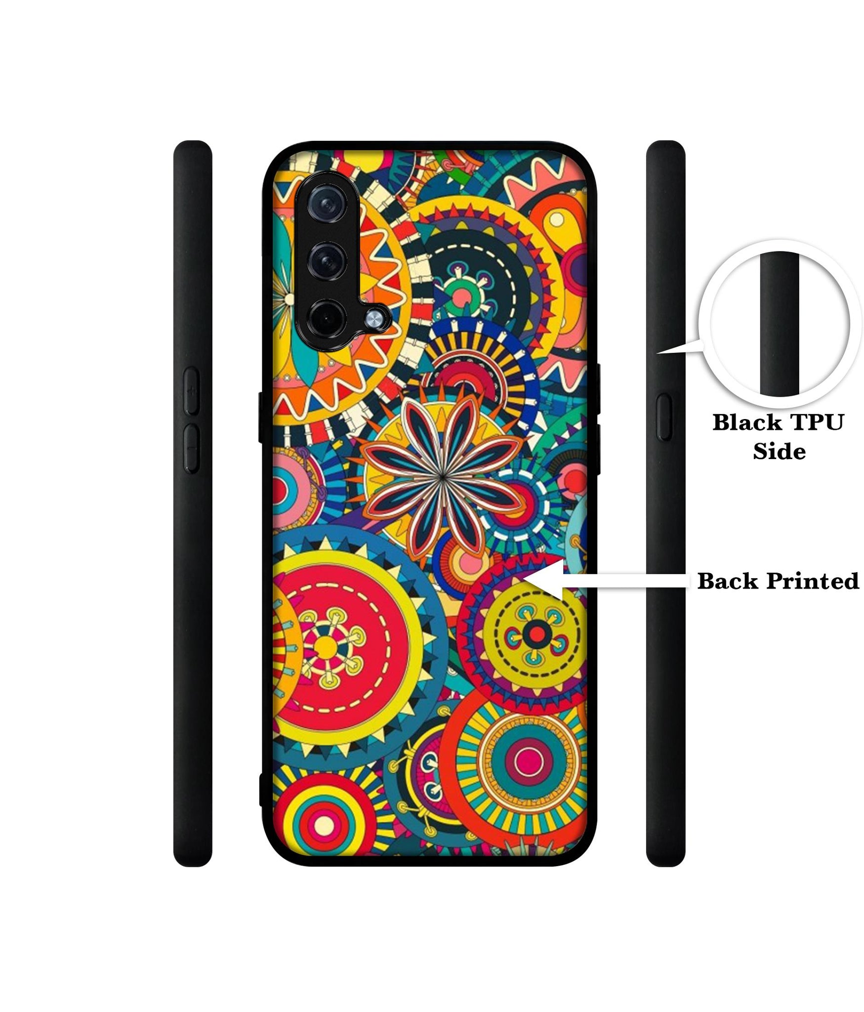 Ring Pattern Print Design Designer 2D Printed Back Case Cover for OnePlus Nord CE 5G