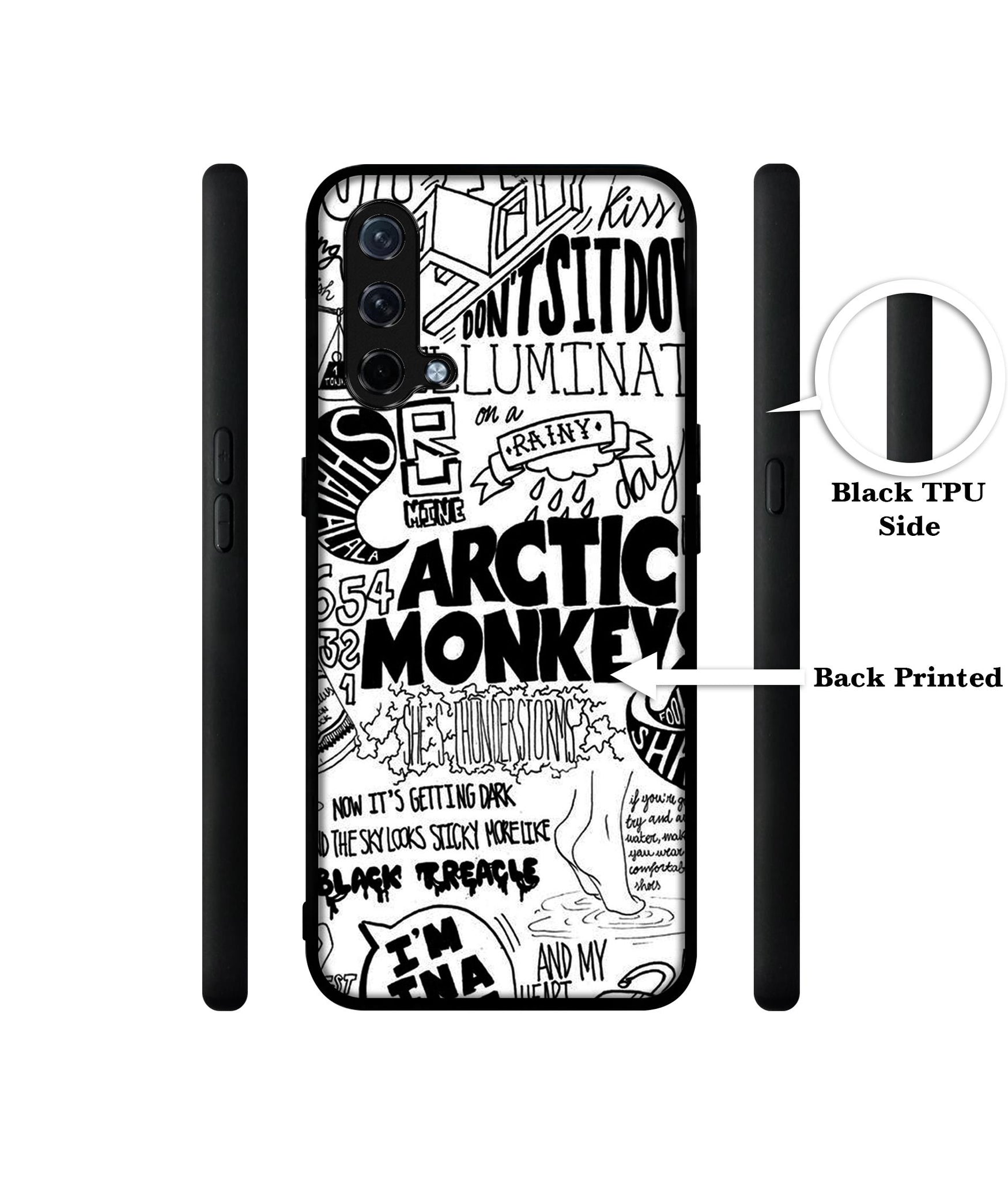 Arctic Monkeys Pattern Design Designer 2D Printed Back Case Cover for OnePlus Nord CE 5G