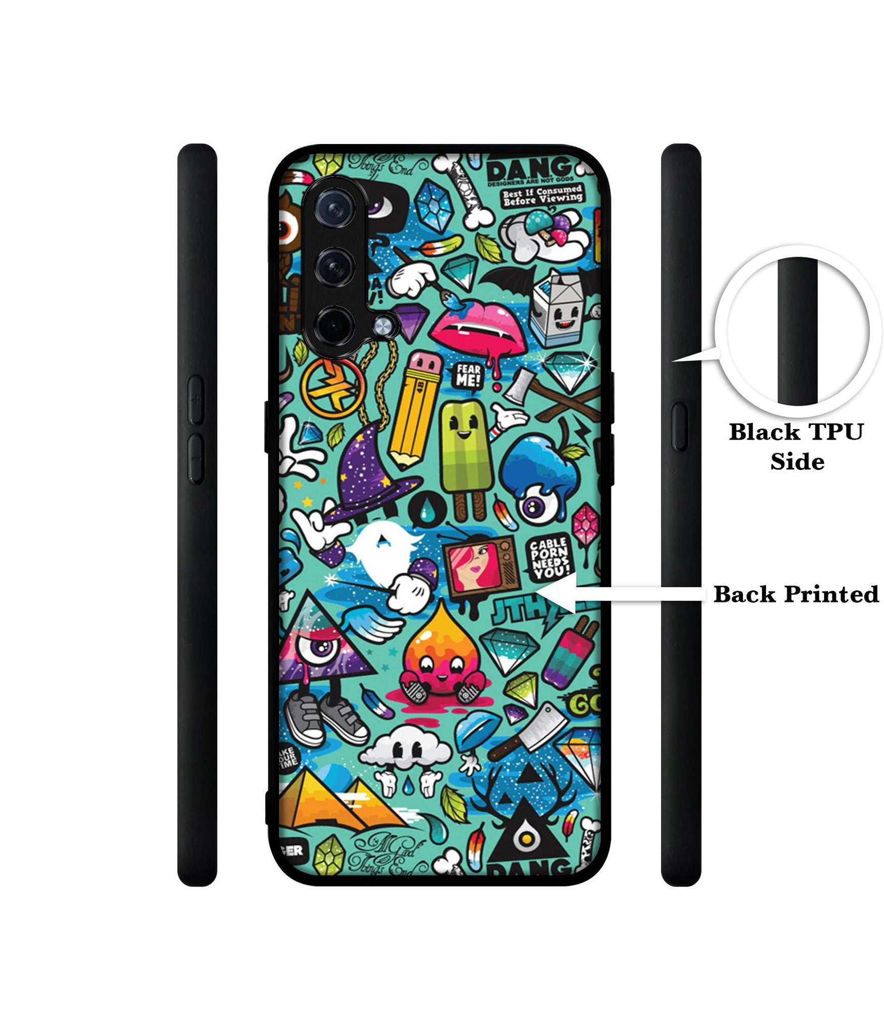 Crazy Design Designer 2D Printed Back Case Cover for OnePlus Nord CE 5G
