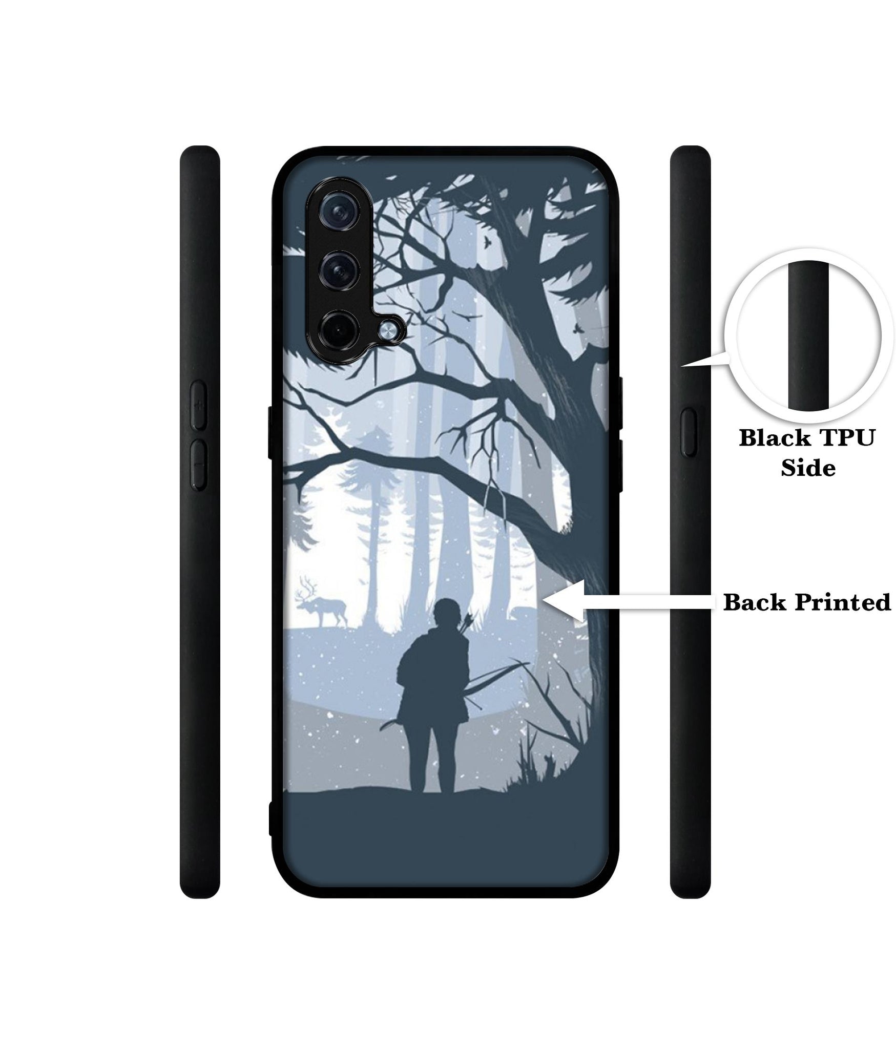 Hunter Design Designer 2D Printed Back Case Cover for OnePlus Nord CE 5G