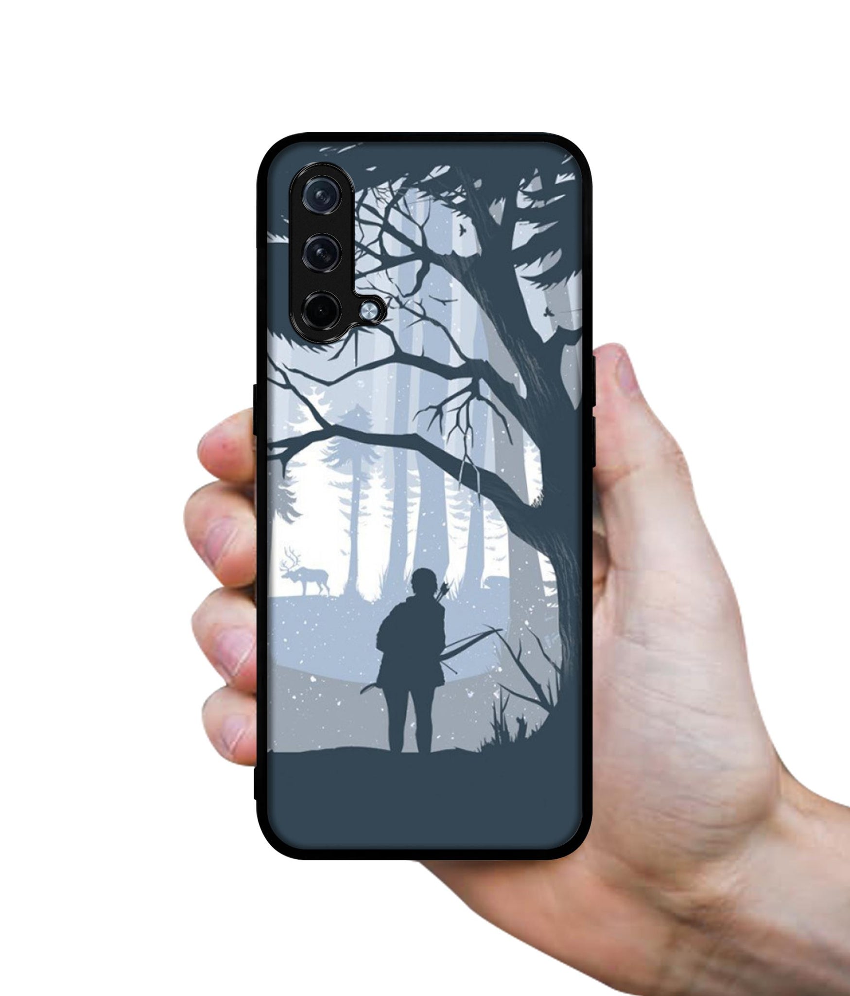 Hunter Design Designer 2D Printed Back Case Cover for OnePlus Nord CE 5G