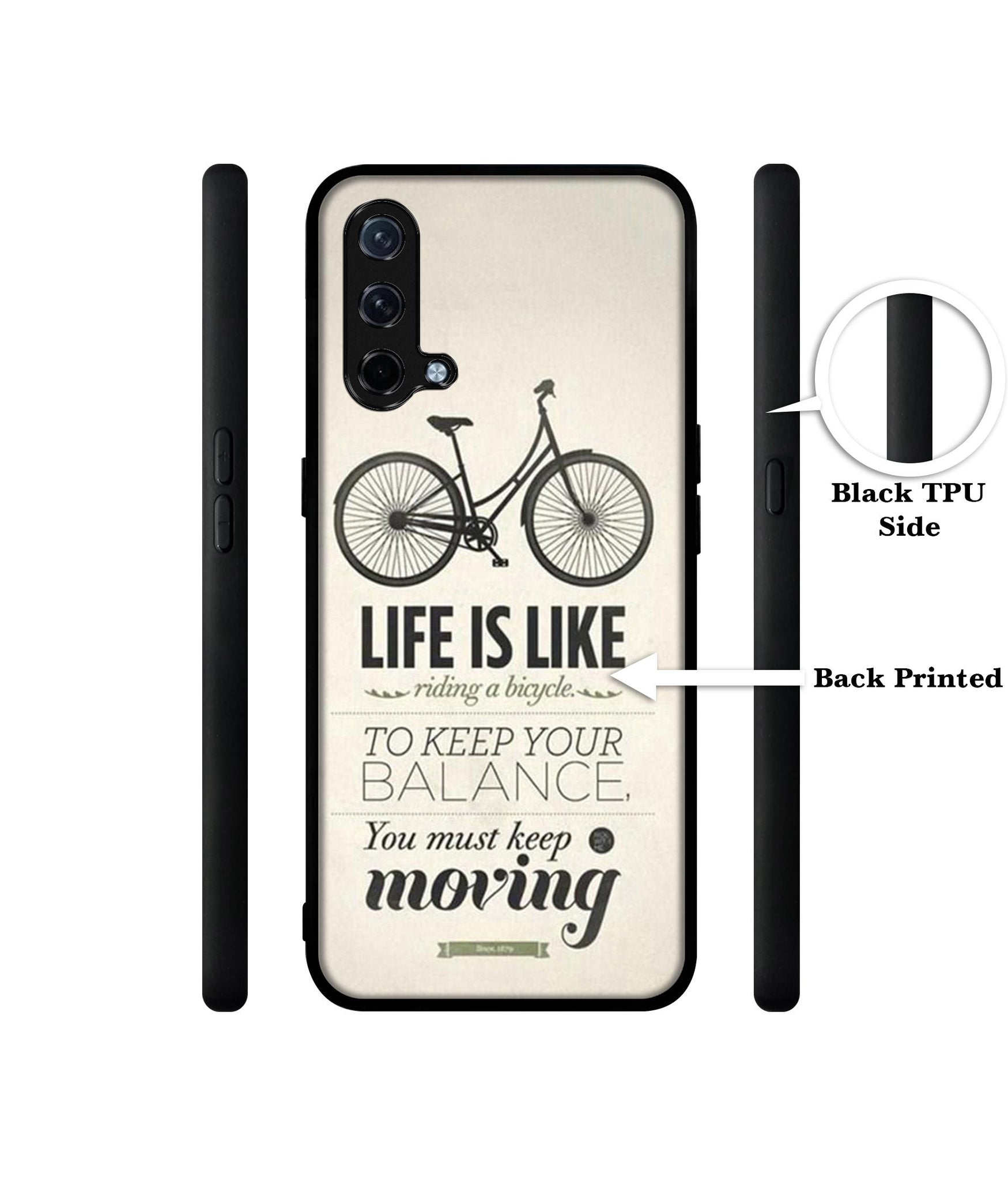 Life is Like Moving Design Designer 2D Printed Back Case Cover for OnePlus Nord CE 5G