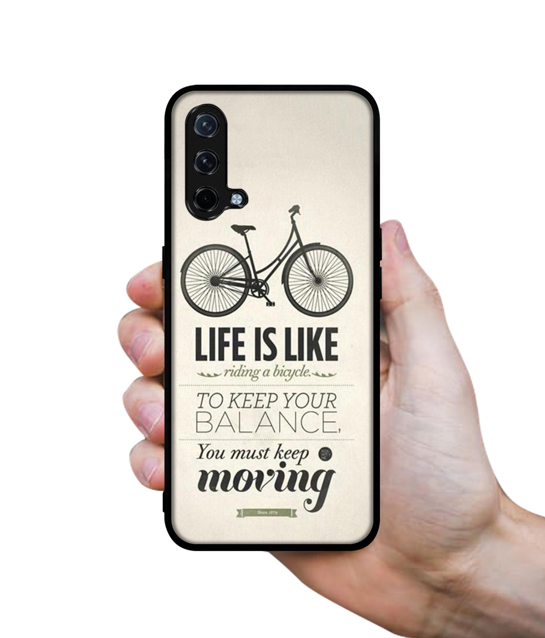 Life is Like Moving Design Designer 2D Printed Back Case Cover for OnePlus Nord CE 5G