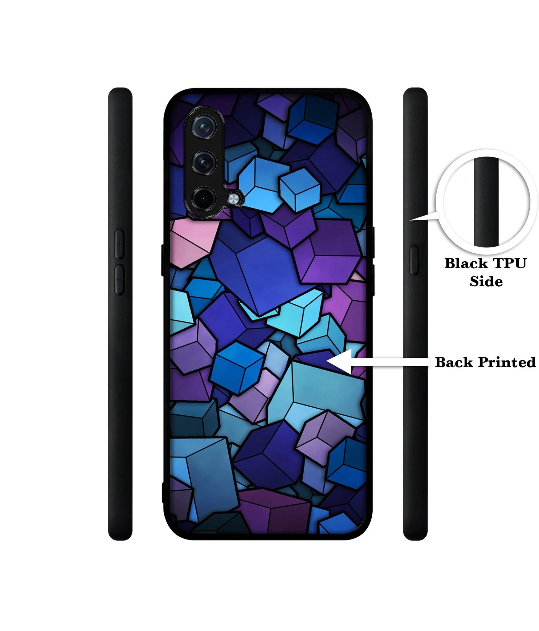 Color Box Design Designer 2D Printed Back Case Cover for OnePlus Nord CE 5G