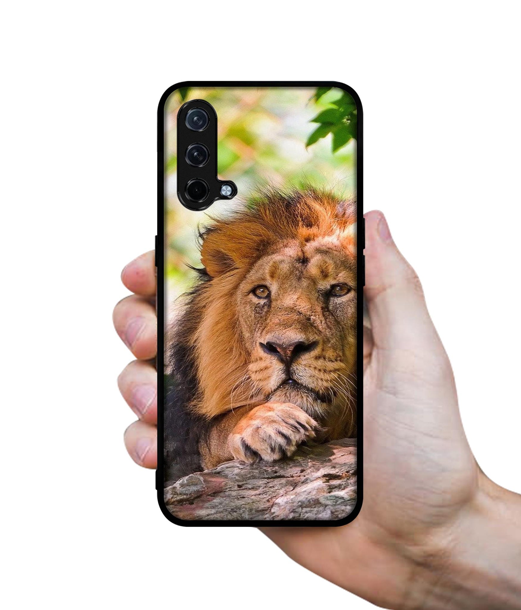 Tiger Pattern Print Design Designer 2D Printed Back Case Cover for OnePlus Nord CE 5G