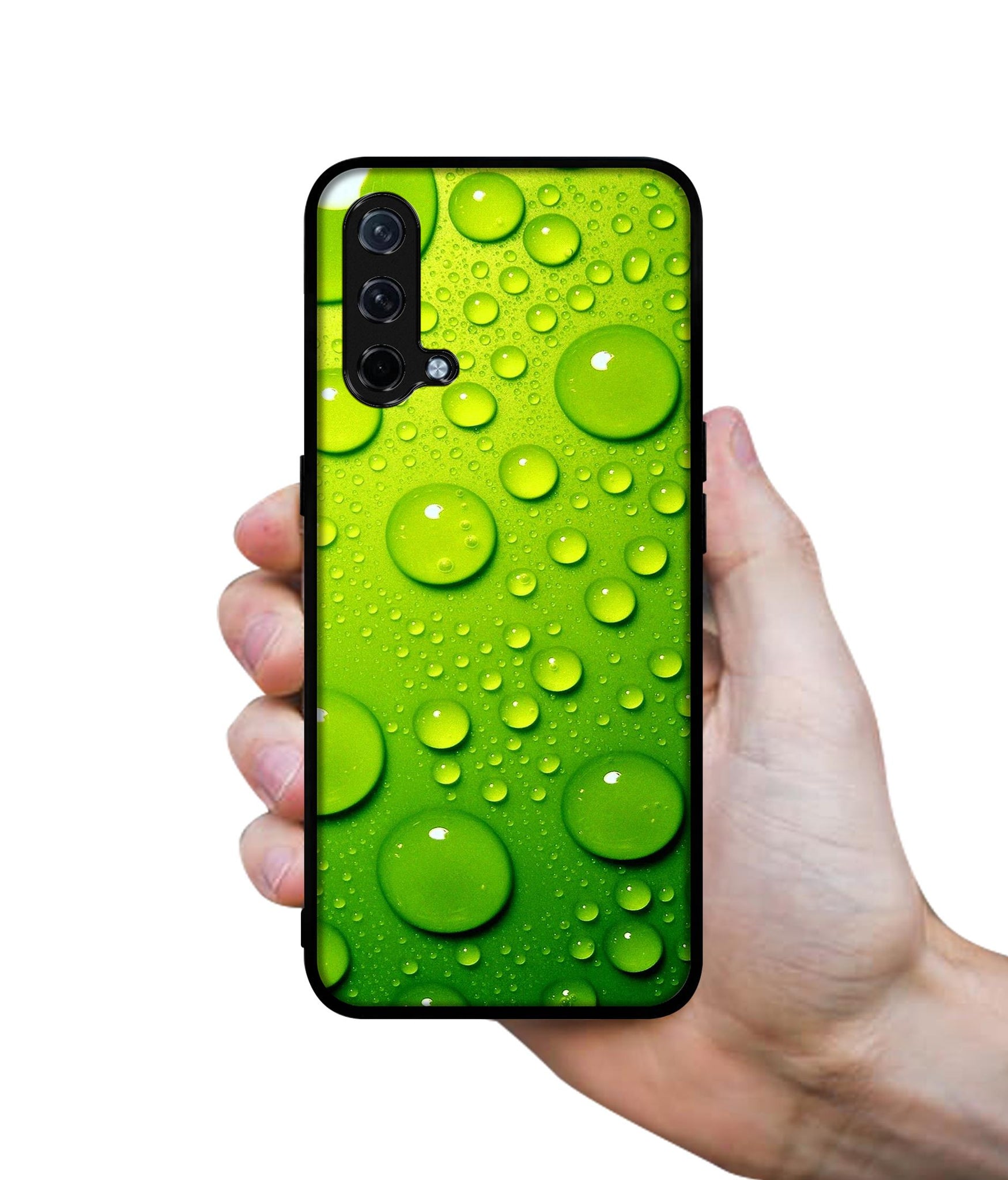 Green Bubbles Design Designer 2D Printed Back Case Cover for OnePlus Nord CE 5G