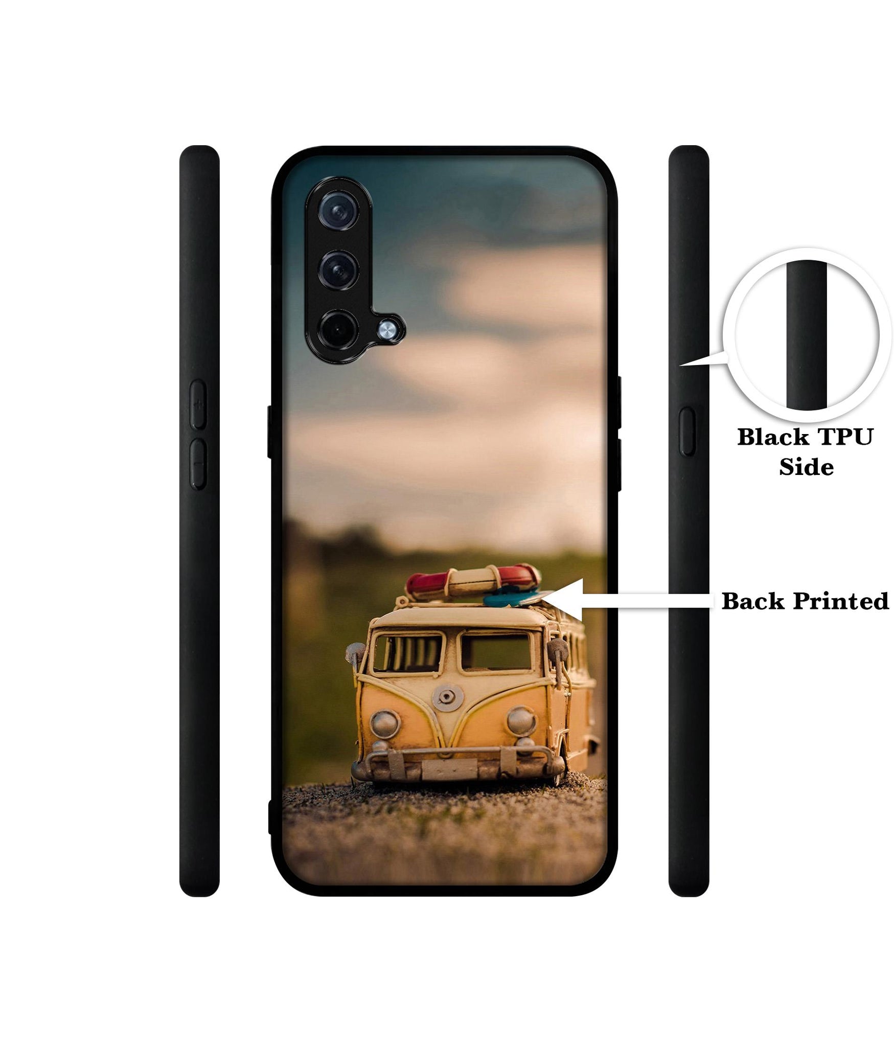 Toy Car Design Designer 2D Printed Back Case Cover for OnePlus Nord CE 5G