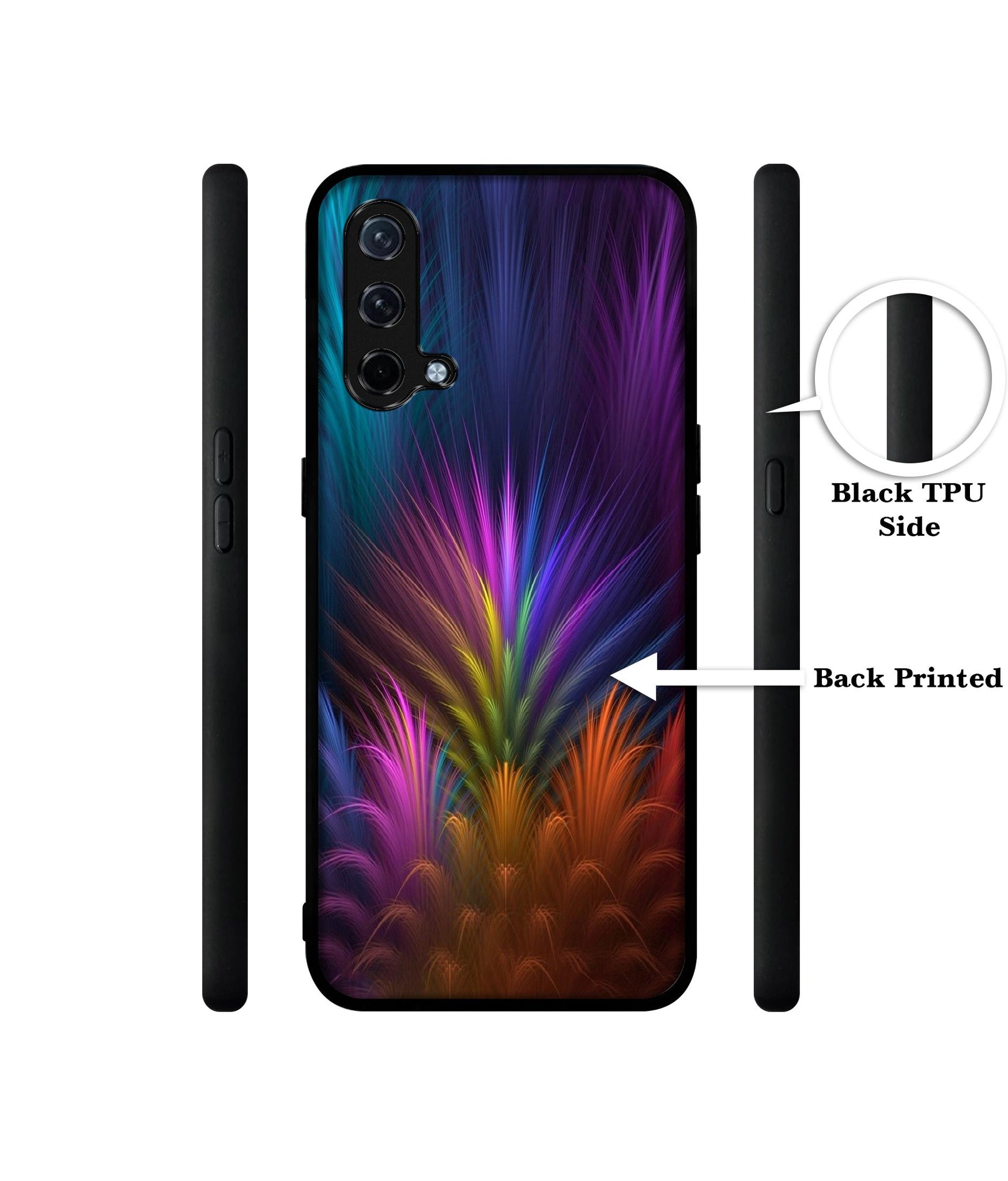 Multicoloured Design Designer 2D Printed Back Case Cover for OnePlus Nord CE 5G