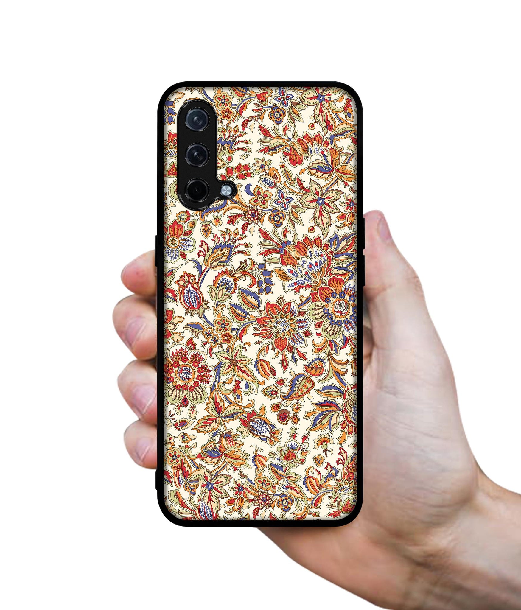 Floral Design Designer 2D Printed Back Case Cover for OnePlus Nord CE 5G