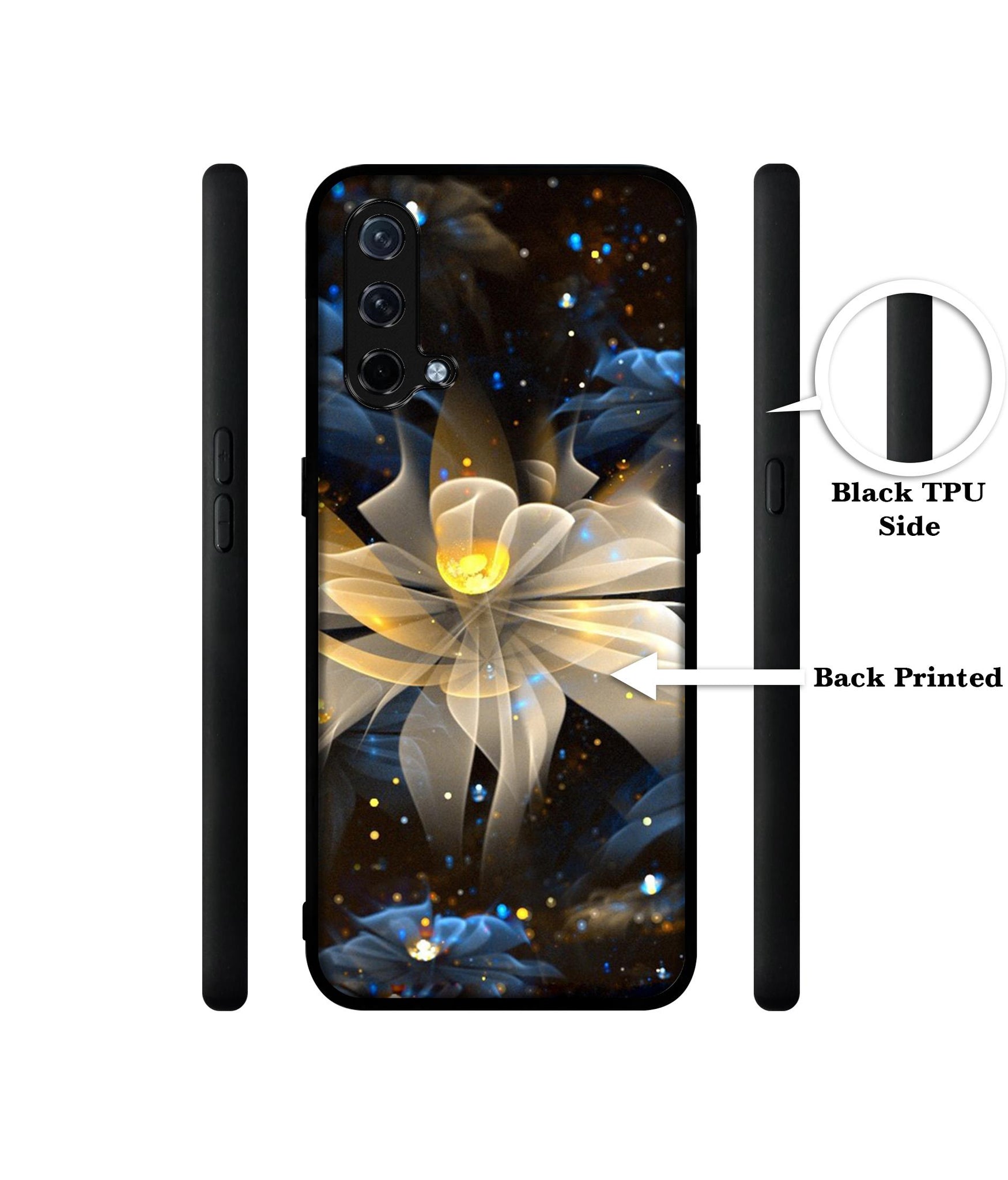 Art Flower Design Designer 2D Printed Back Case Cover for OnePlus Nord CE 5G