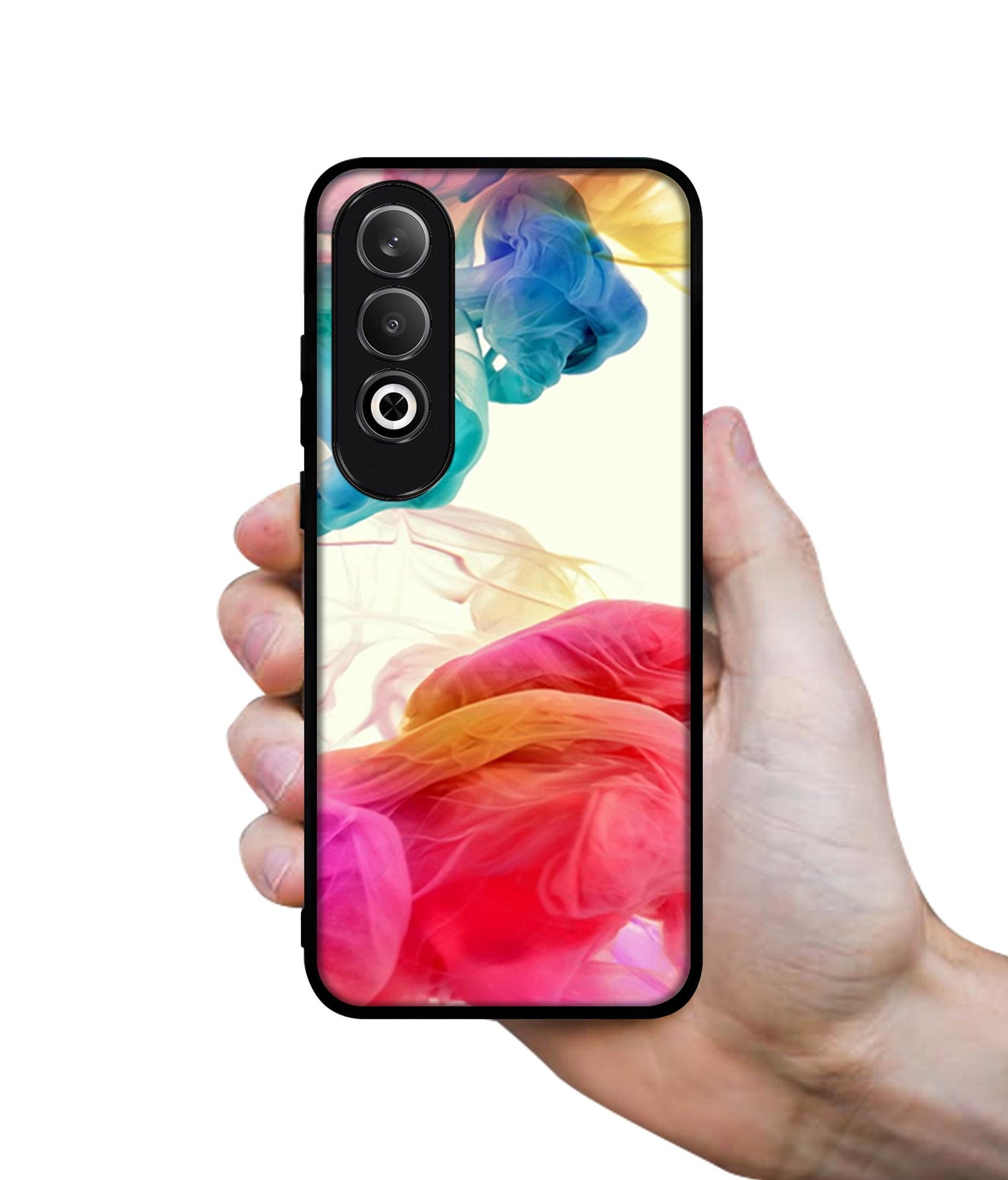 Colored Smoke Design Designer 2D Printed Back Case Cover for OnePlus Nord CE4 5G