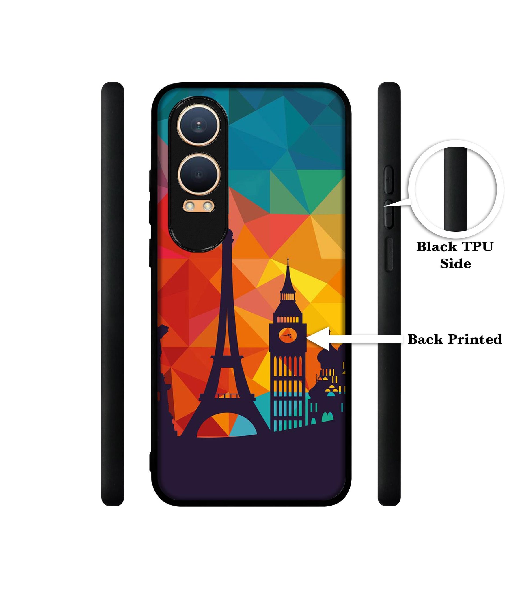Colored Paris Design Designer 2D Printed Back Case Cover for OnePlus Nord CE4 Lite 5G
