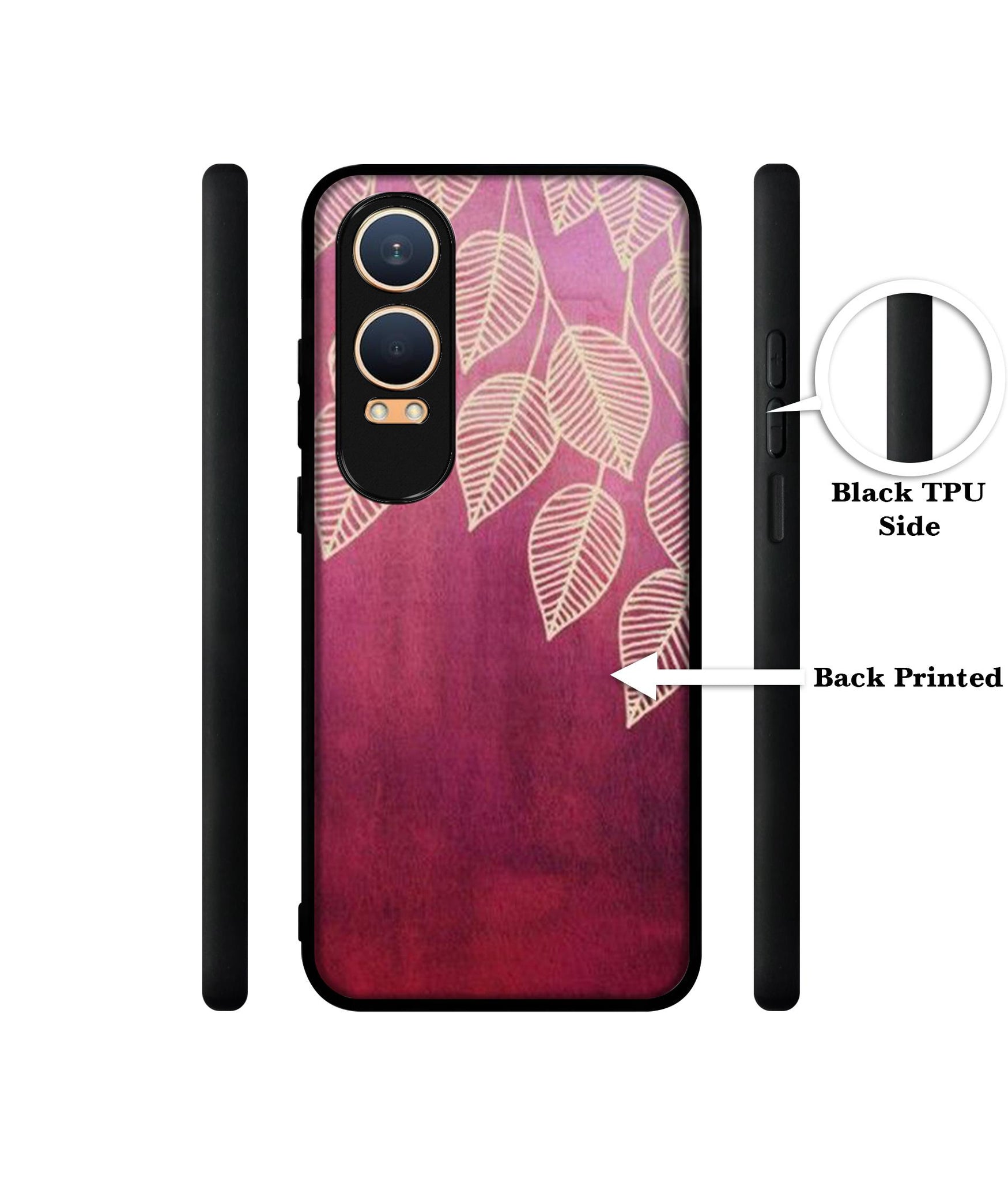 Leaf Pattern Design Designer 2D Printed Back Case Cover for OnePlus Nord CE4 Lite 5G