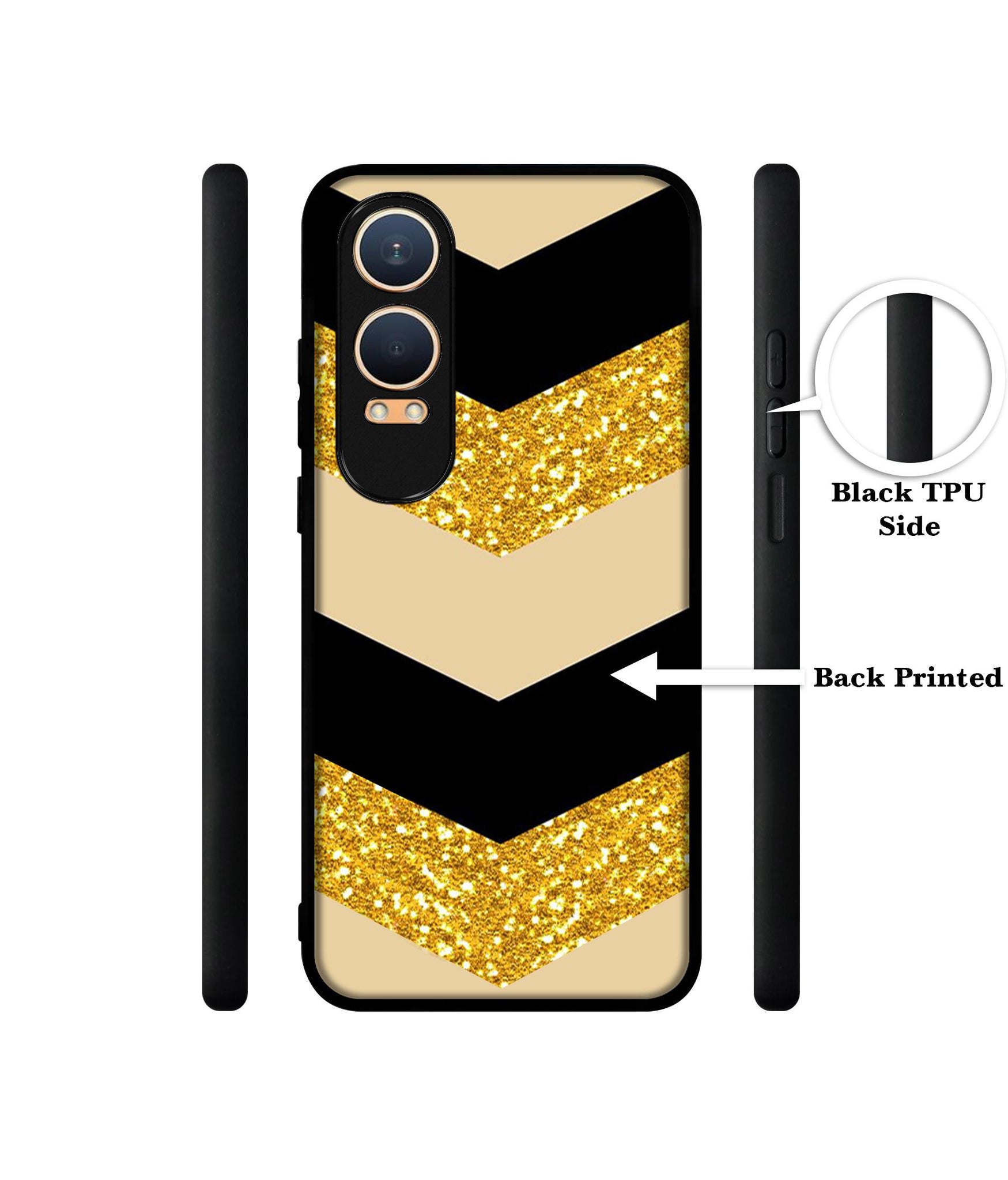 Black & Gold Design Designer 2D Printed Back Case Cover for OnePlus Nord CE4 Lite 5G