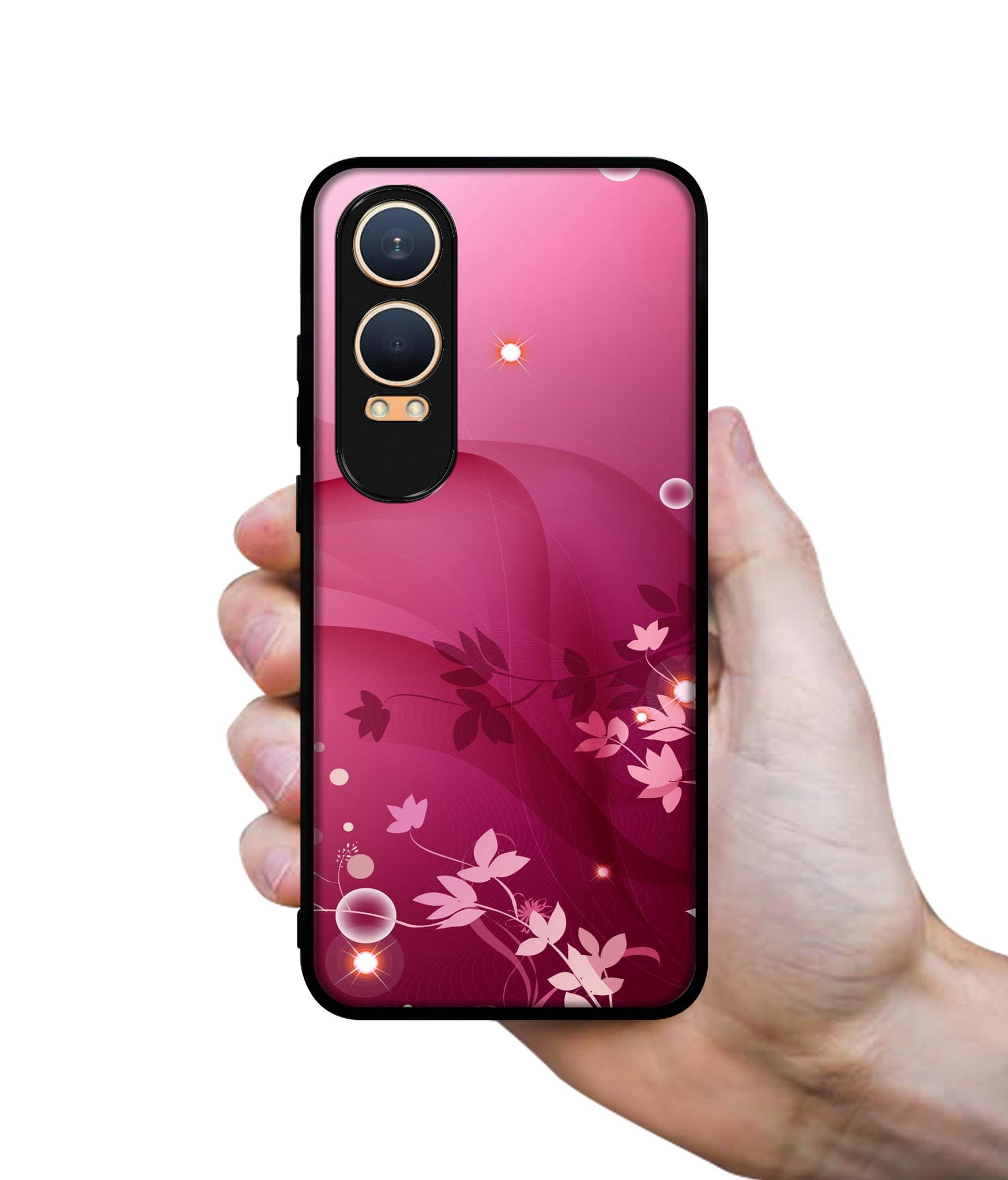 Pink Abstract Design Designer 2D Printed Back Case Cover for OnePlus Nord CE4 Lite 5G