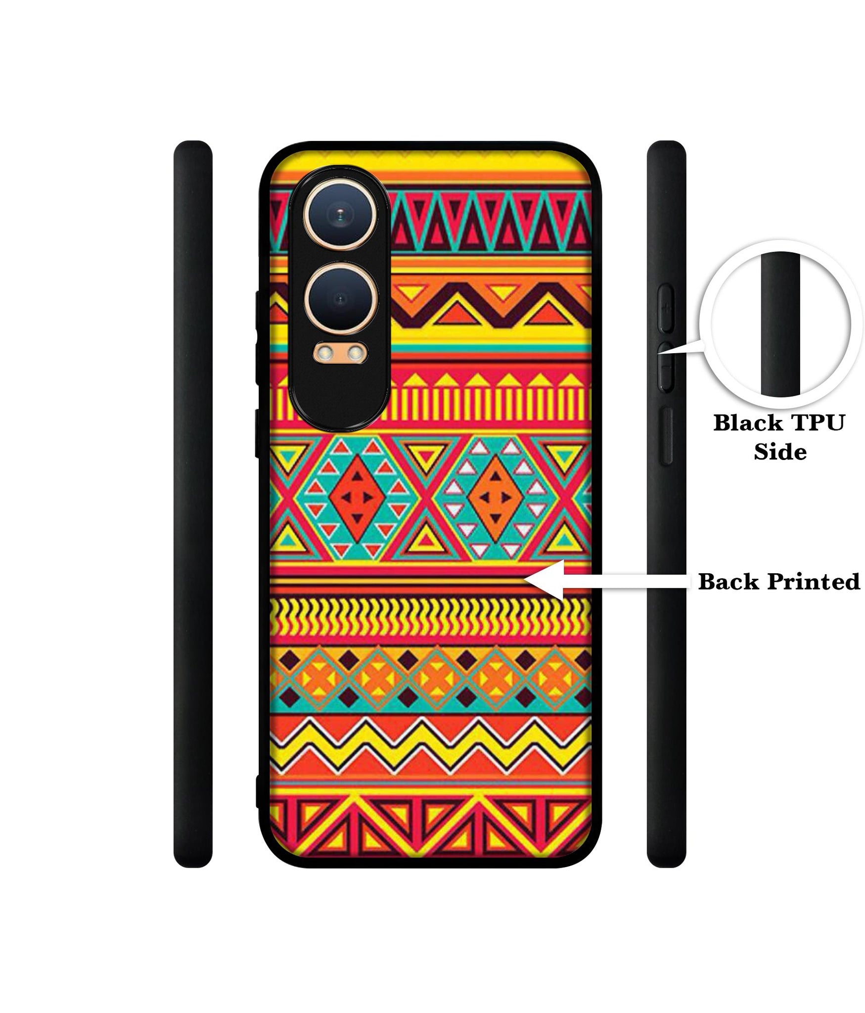 Artistic Rangoli Design Designer 2D Printed Back Case Cover for OnePlus Nord CE4 Lite 5G