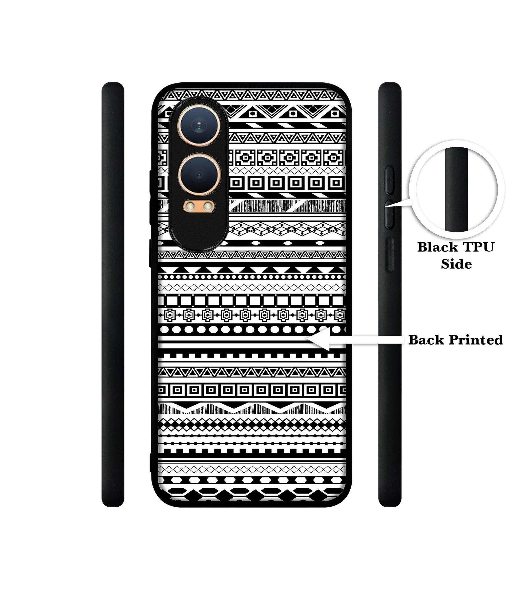 Black & White Patterns Design Designer 2D Printed Back Case Cover for OnePlus Nord CE4 Lite 5G