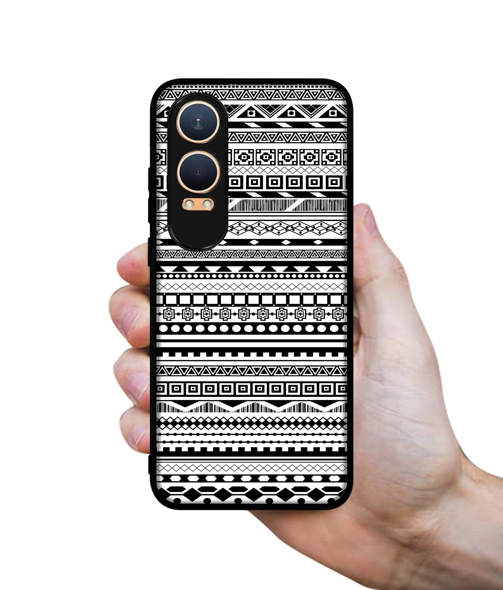 Black & White Patterns Design Designer 2D Printed Back Case Cover for OnePlus Nord CE4 Lite 5G
