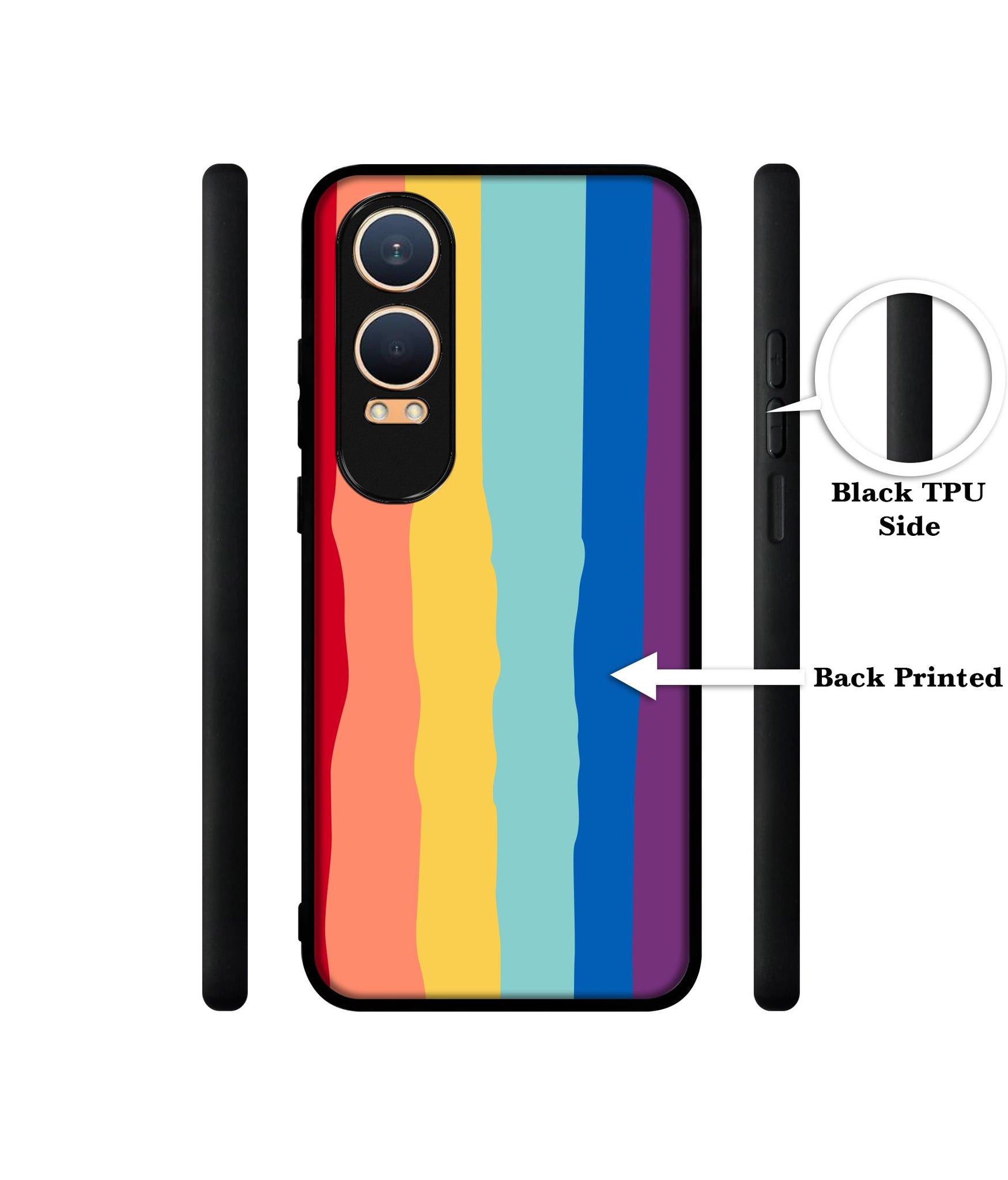 Rainbow Design Designer 2D Printed Back Case Cover for OnePlus Nord CE4 Lite 5G