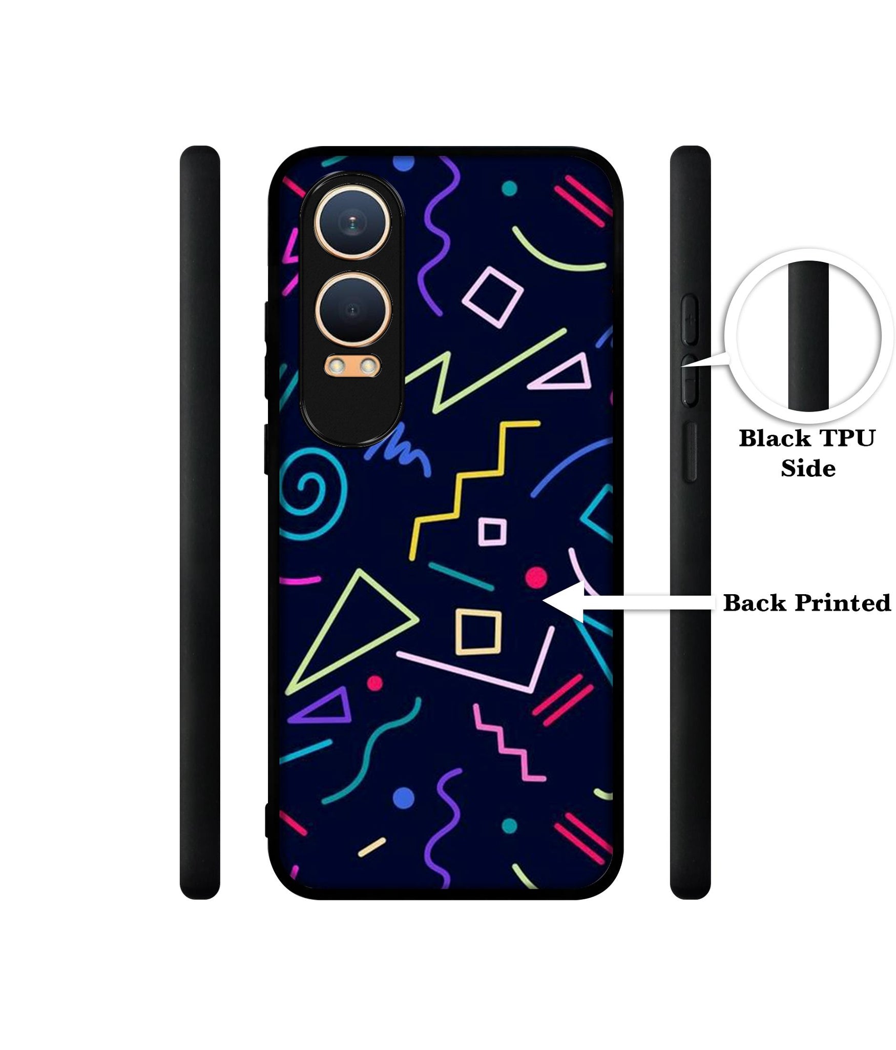 Retro Abstract Design Designer 2D Printed Back Case Cover for OnePlus Nord CE4 Lite 5G